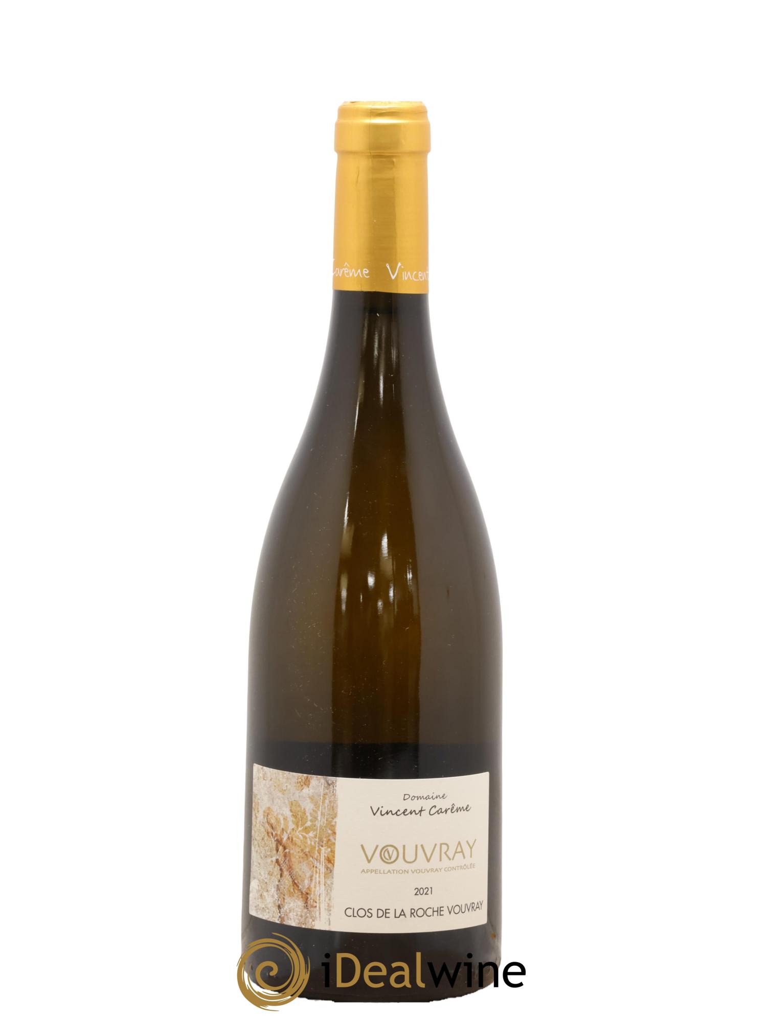 Vouvray Sec Clos de La Roche Vouvray Vincent Carême (Domaine) 2021 - Lot de 1 bouteille - 0