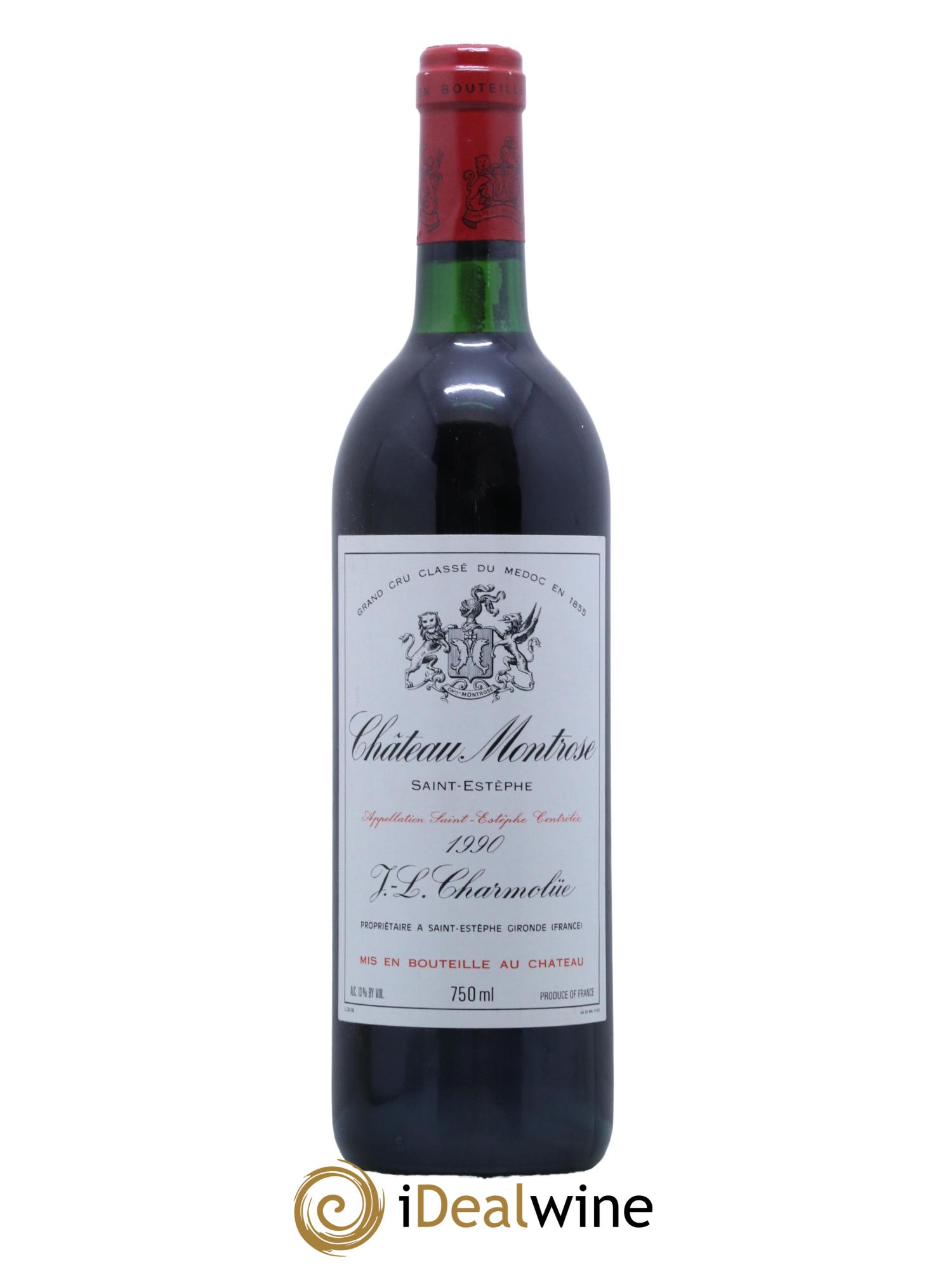 Château Montrose 2ème Grand Cru Classé 1990 - Lot de 1 bouteille - 0