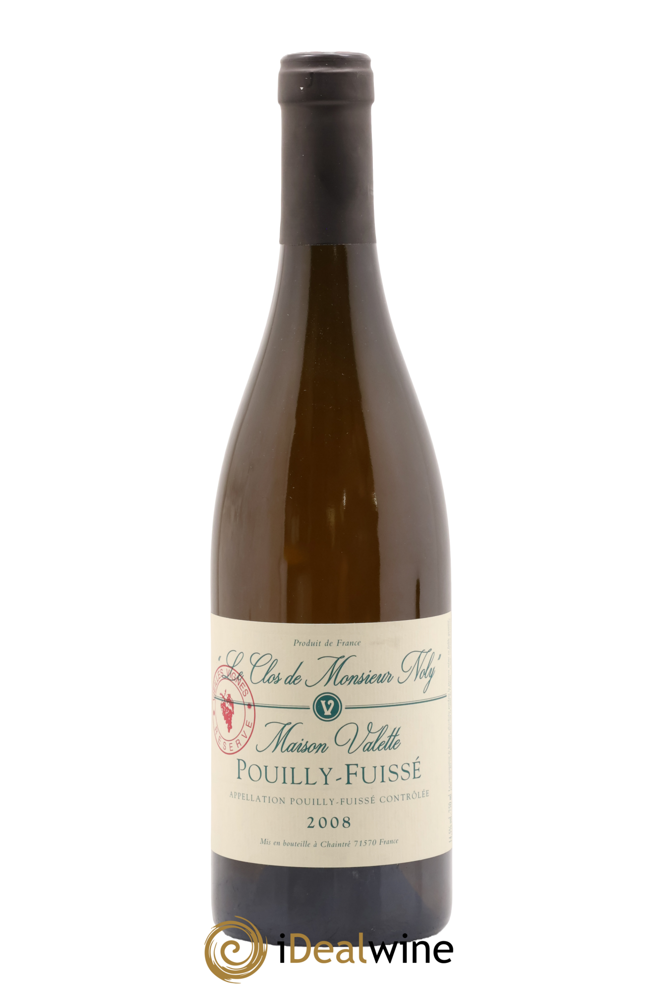 Pouilly-Fuissé Clos de Monsieur Noly Vieilles Vignes Valette (Domaine) 2008 - Lot de 1 bouteille - 0