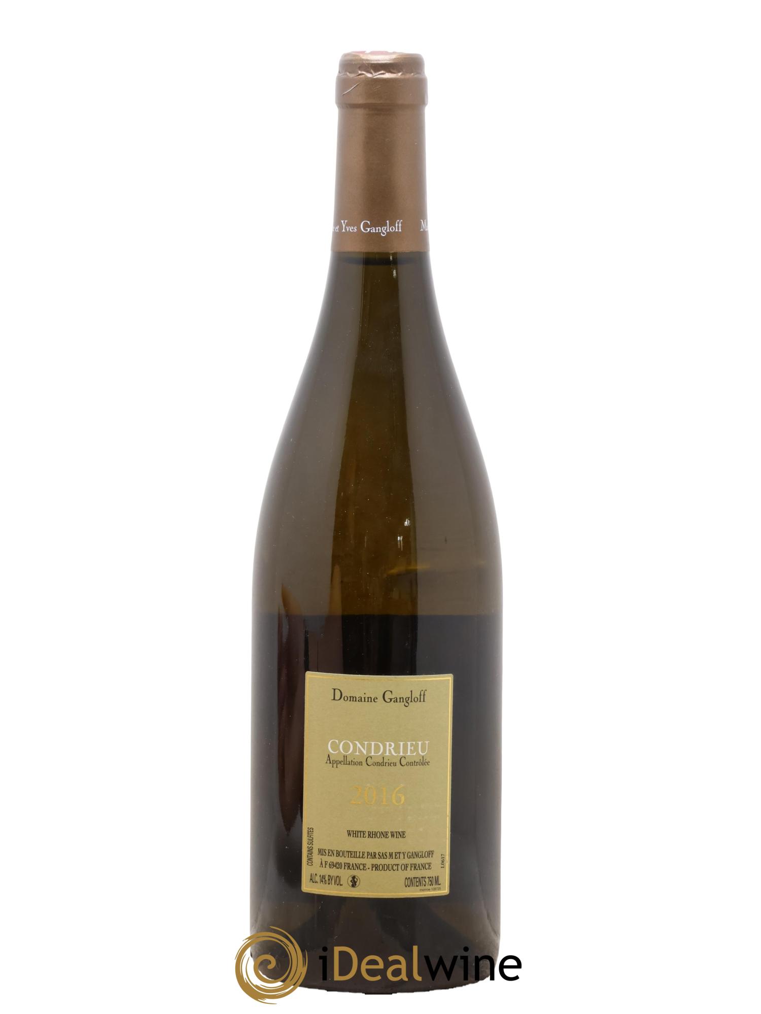 Condrieu Domaine Gangloff (Domaine) 2016 - Lot of 1 bottle - 1