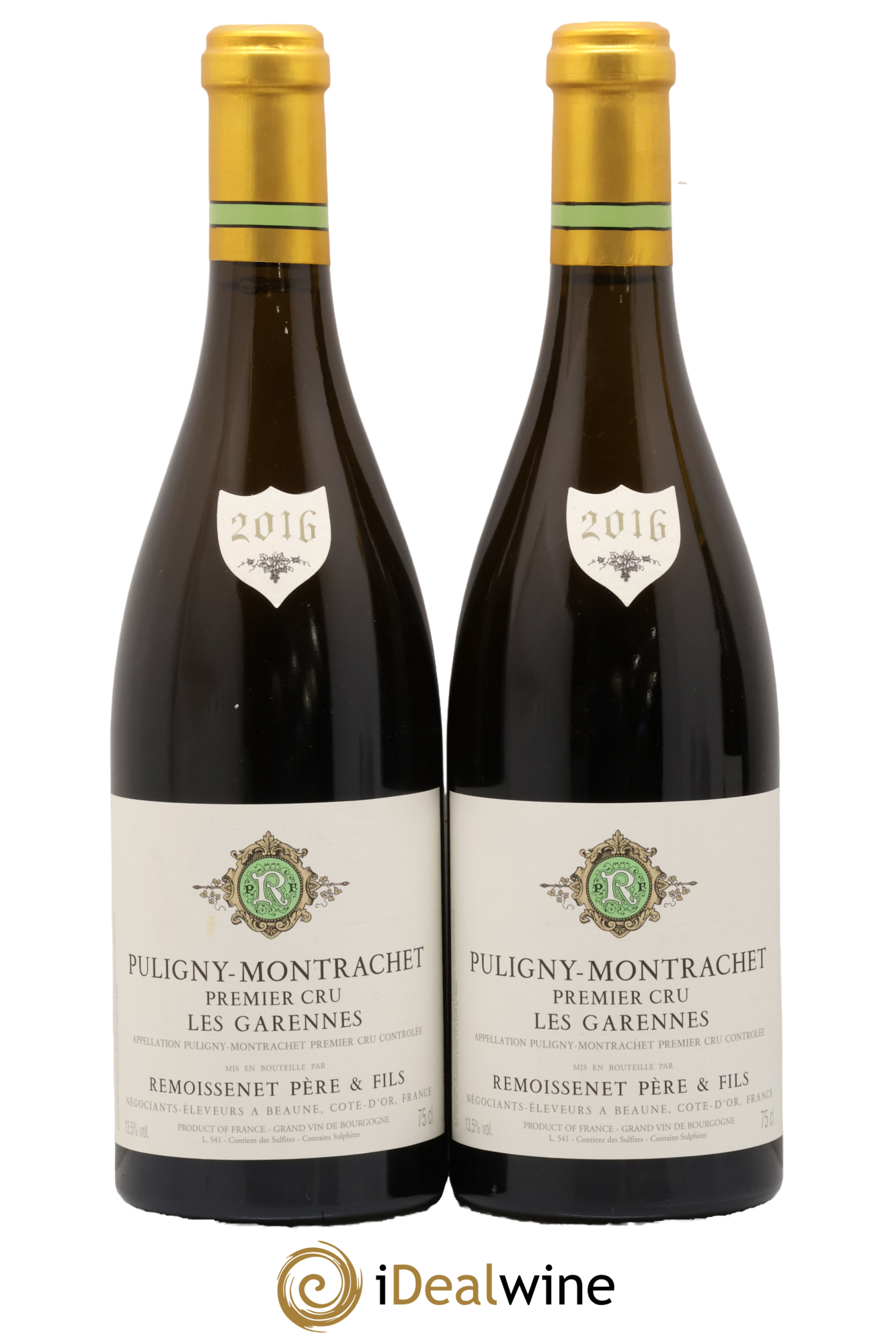 Puligny-Montrachet 1er Cru Les Garennes - Remoissenet Père et Fils 2016 - Lot de 2 bouteilles - 0