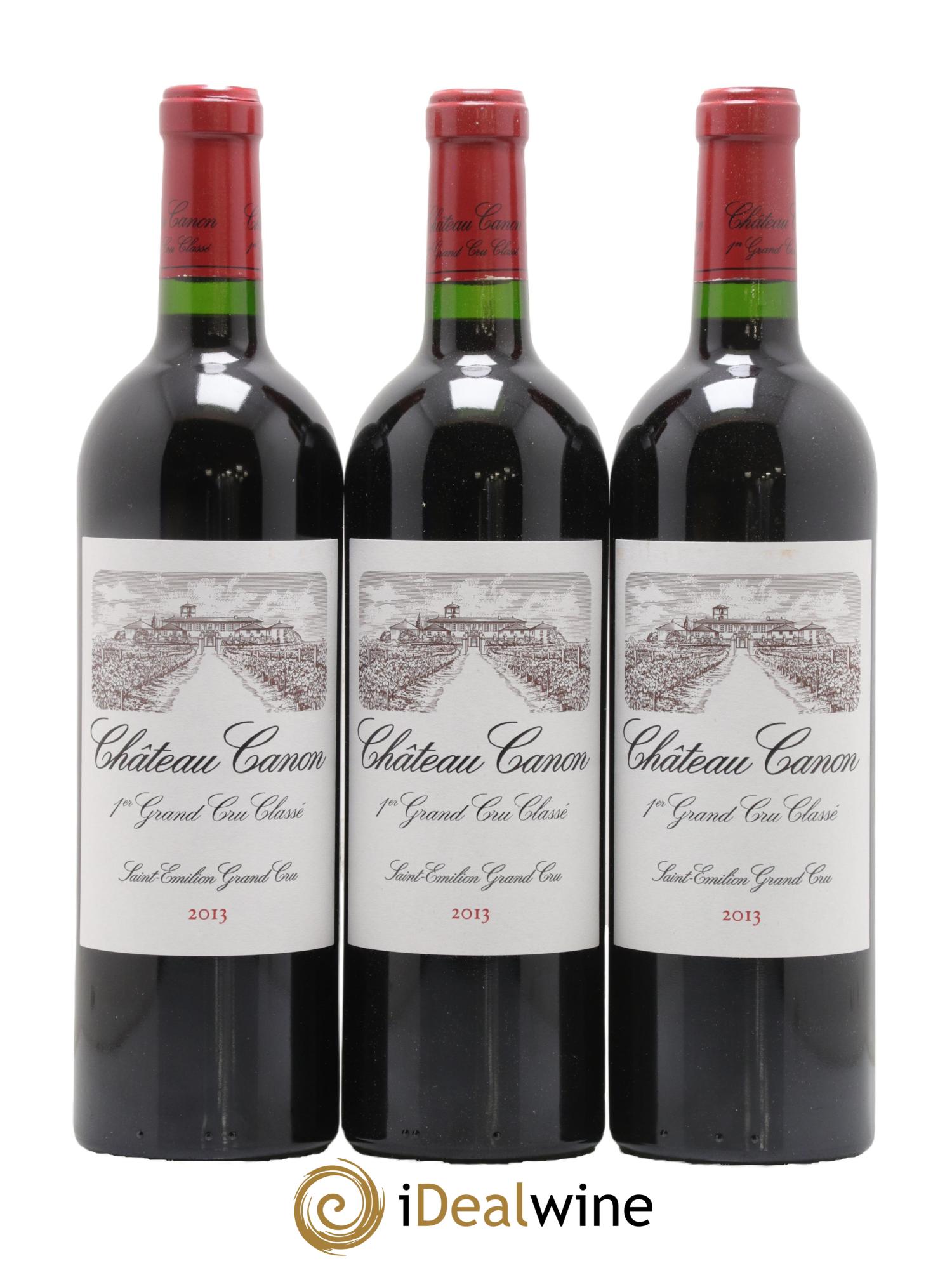 Château Canon 1er Grand Cru Classé B 2013 - Lot de 12 bouteilles - 1