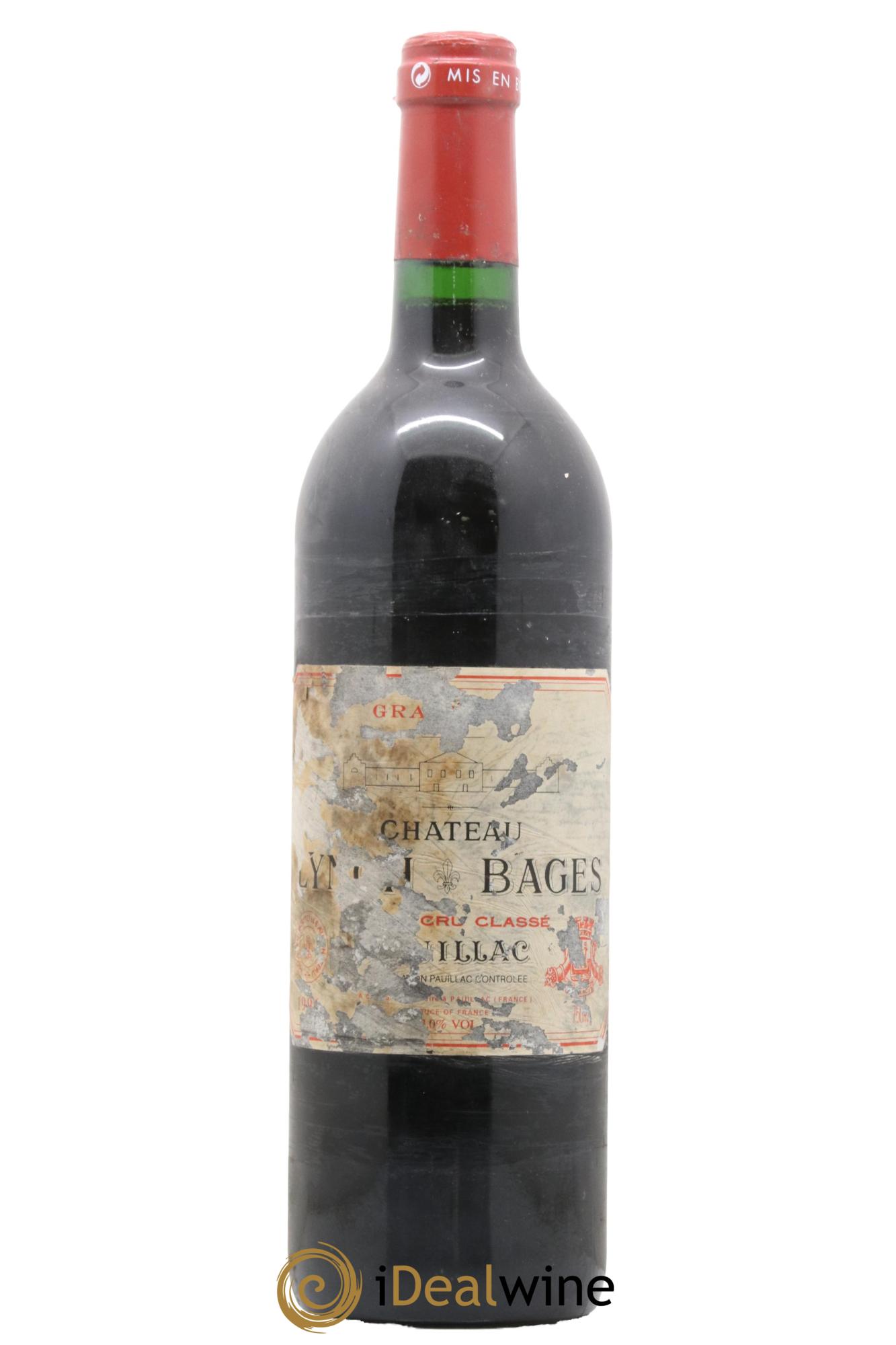 Château Lynch Bages 5ème Grand Cru Classé 1996 - Lot de 1 bouteille - 0