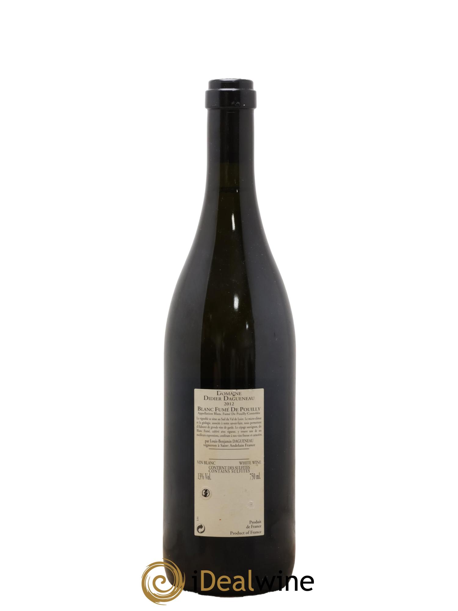 Pouilly-Fumé Buisson Renard Dagueneau (Domaine Didier - Louis-Benjamin) 2012 - Lot of 1 bottle - 1