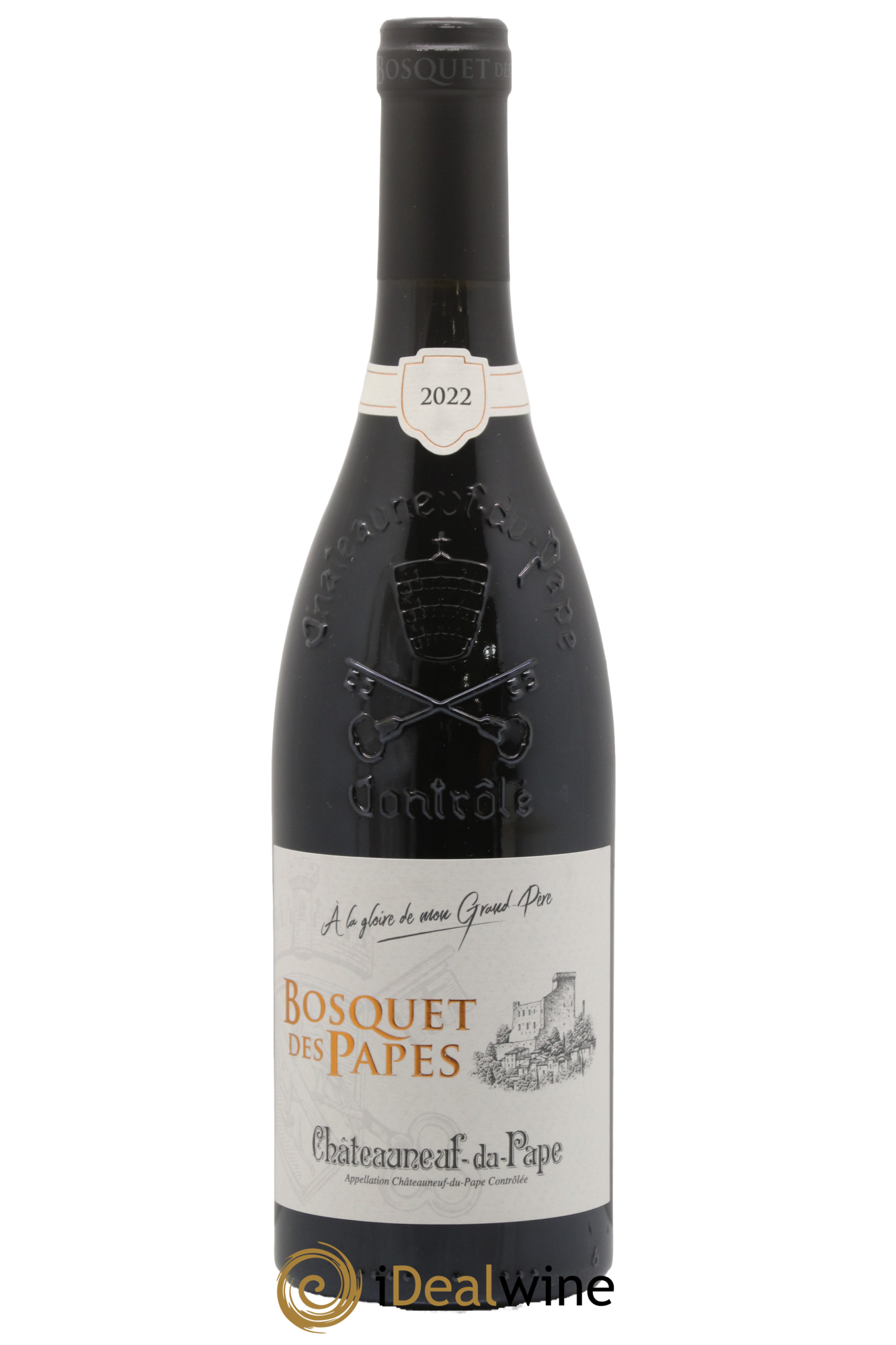 Châteauneuf-du-Pape Bosquet des Papes Famille Boiron 2022 - Lot de 1 bouteille - 0