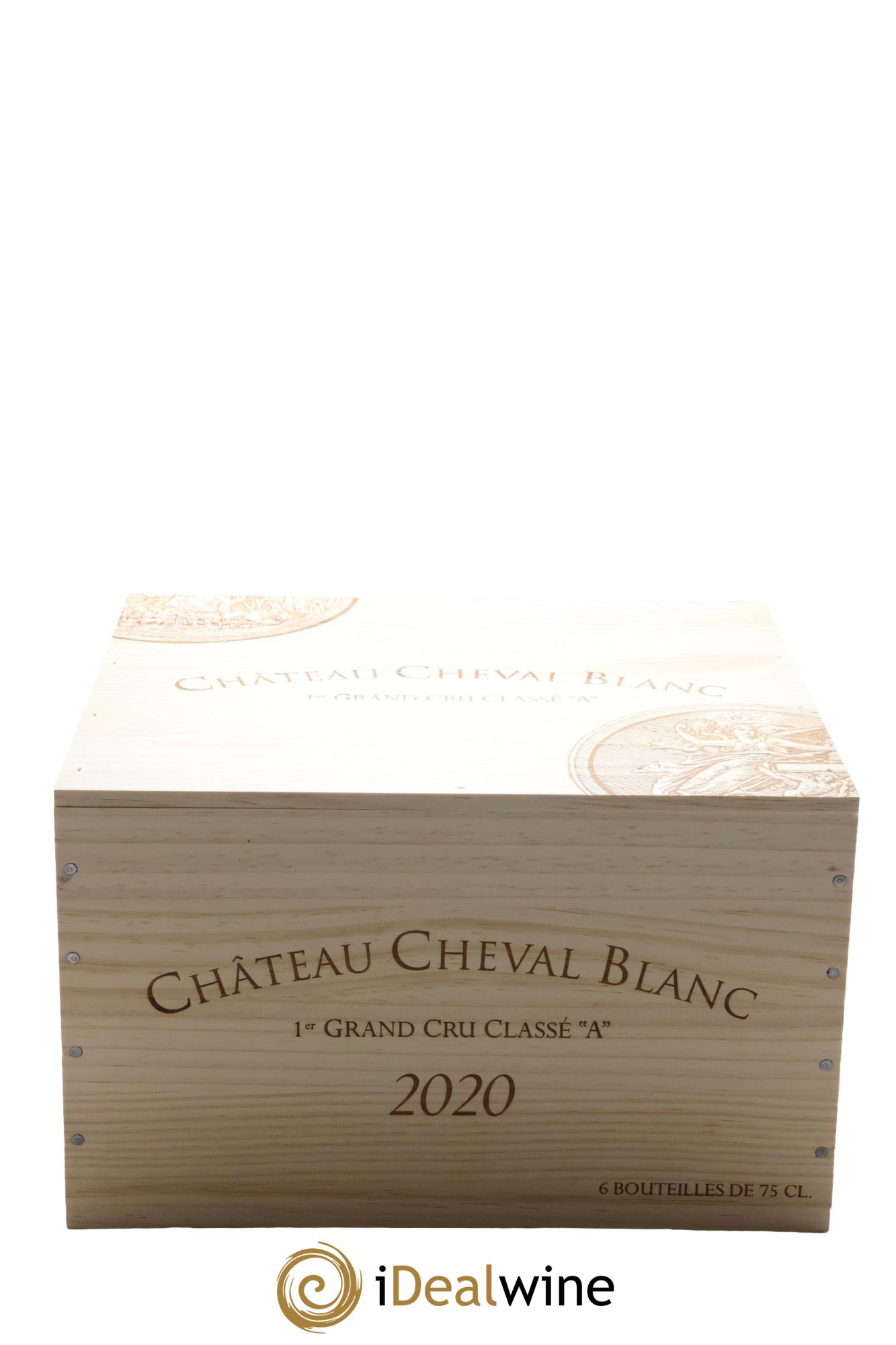 Château Cheval Blanc 1er Grand Cru Classé A 2020 - Lot de 6 bouteilles - 6