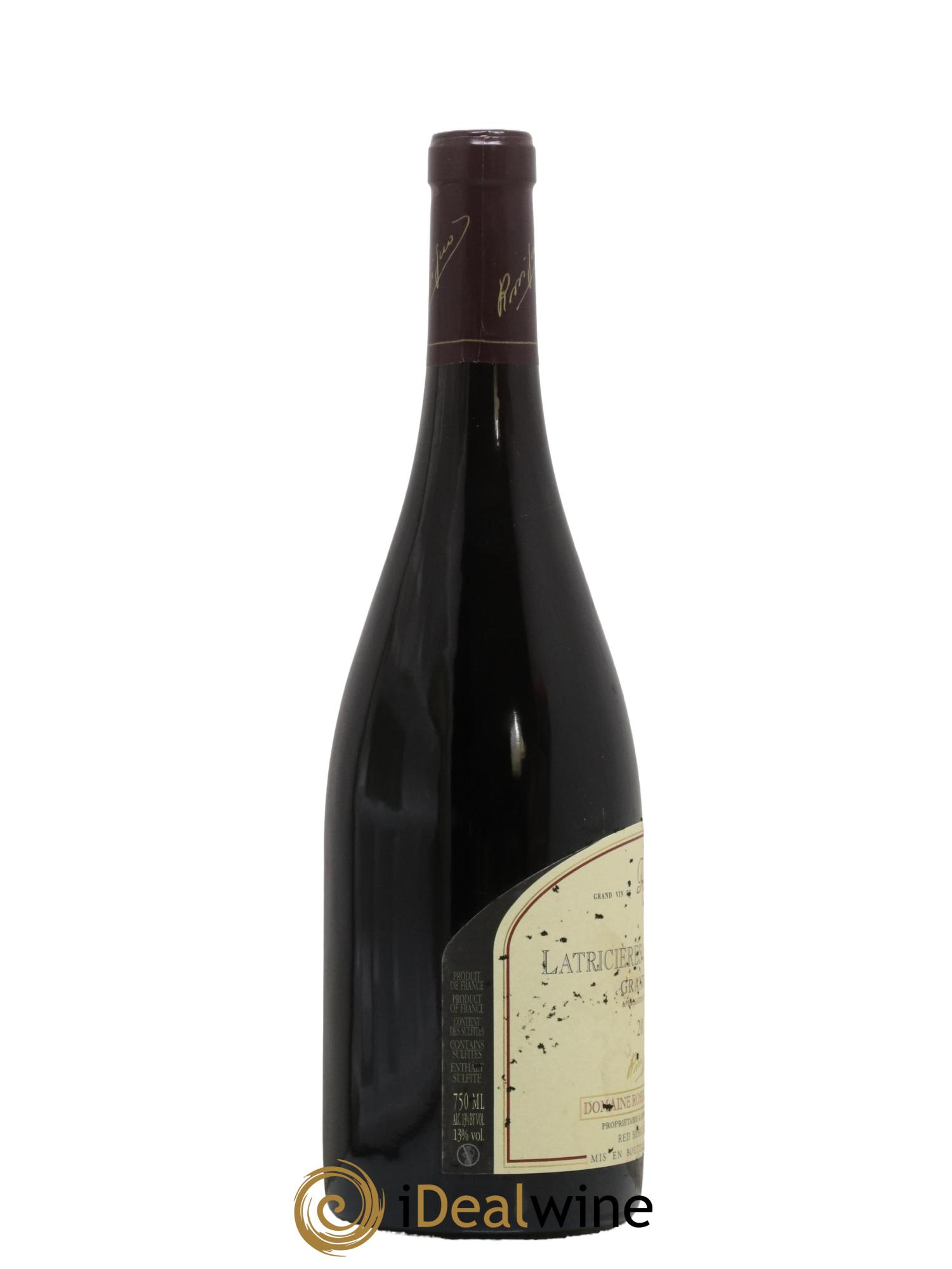 Latricières-Chambertin Grand Cru Rossignol-Trapet (Domaine) 2016 - Lotto di 1 bottiglia - 1