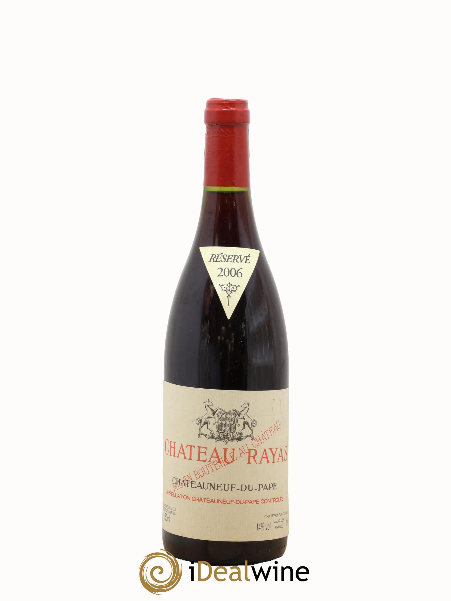 Châteauneuf-du-Pape Château Rayas Emmanuel Reynaud 2006 - Lot de 1 bouteille - 0