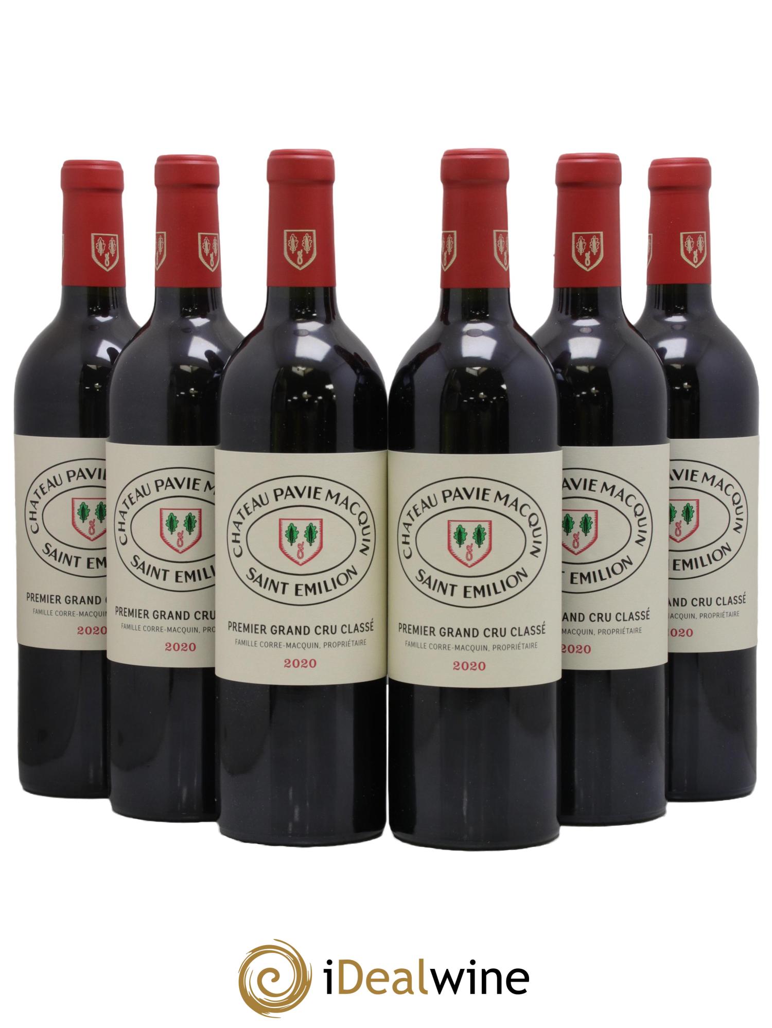 Château Pavie Macquin 1er Grand Cru Classé B  2020 - Lot de 6 bouteilles - 0