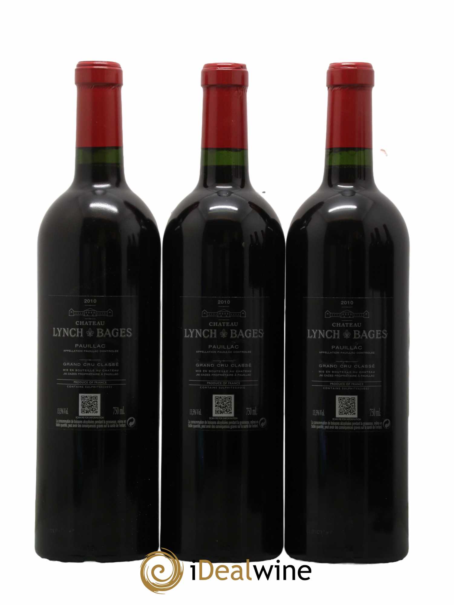 Château Lynch Bages 5ème Grand Cru Classé  2010 - Lot of 6 bottles - 2