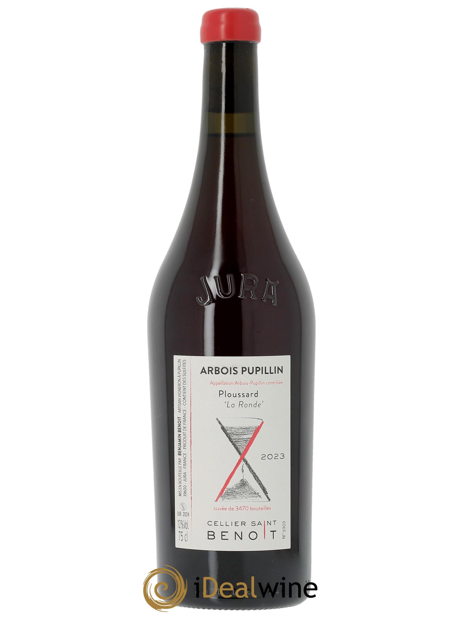 Arbois Pupillin Ploussard La Ronde Cellier Saint Benoît  2023 - Lot de 1 bouteille - 0