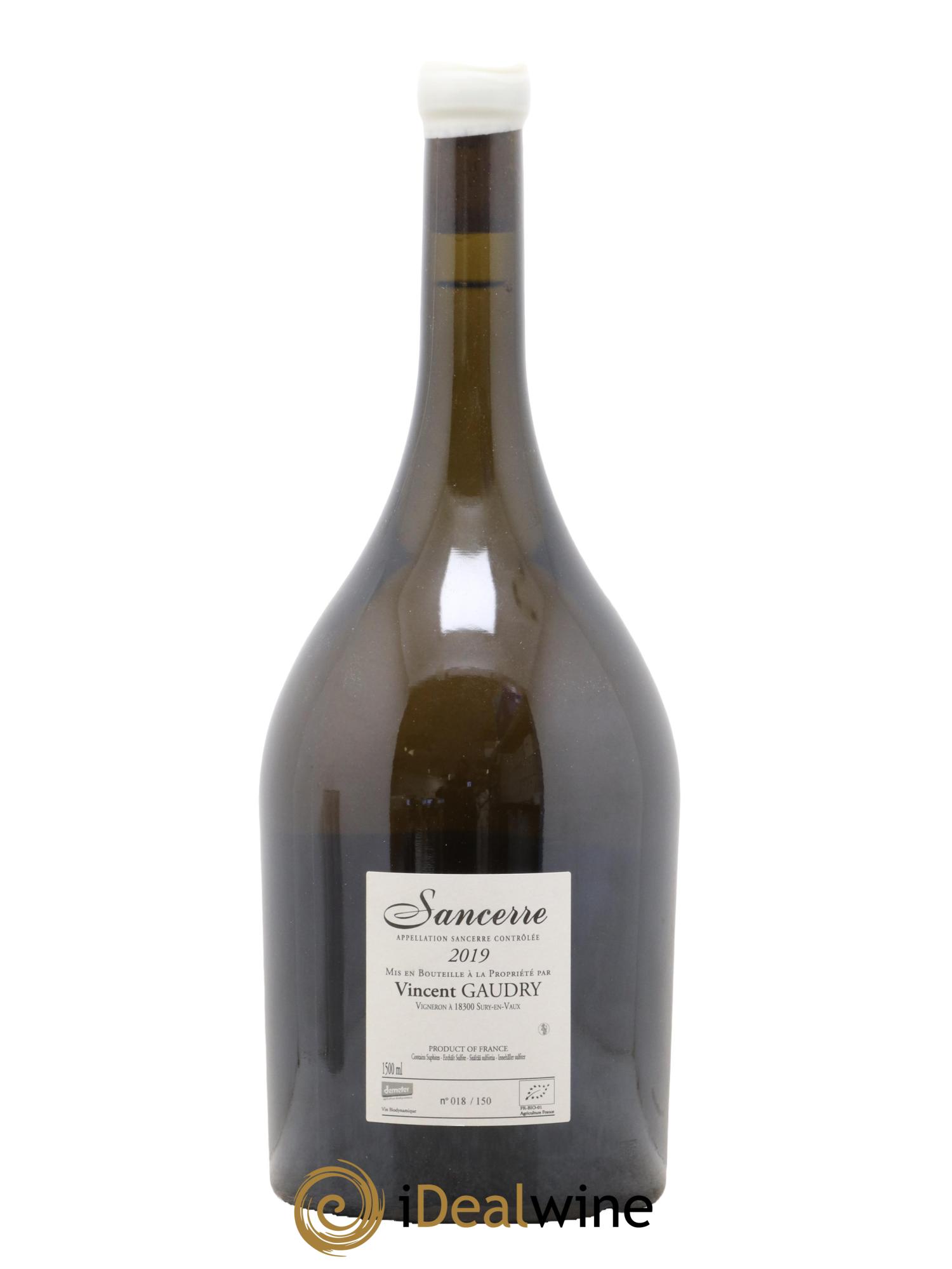 Sancerre A mi-chemin Vincent Gaudry 2019 - Lot de 1 magnum - 1