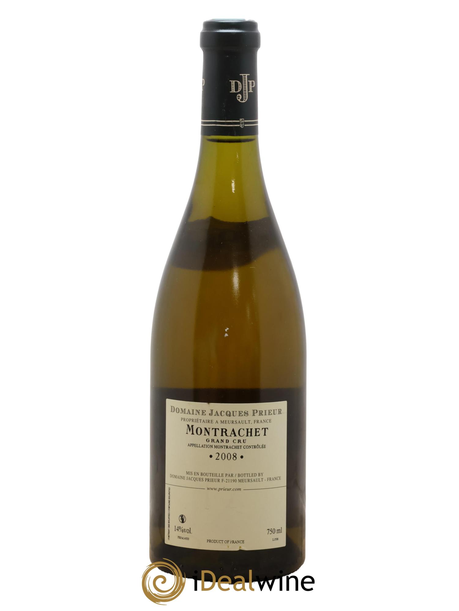 Montrachet Grand Cru Jacques Prieur (Domaine) 2008 - Lot of 1 bottle - 1