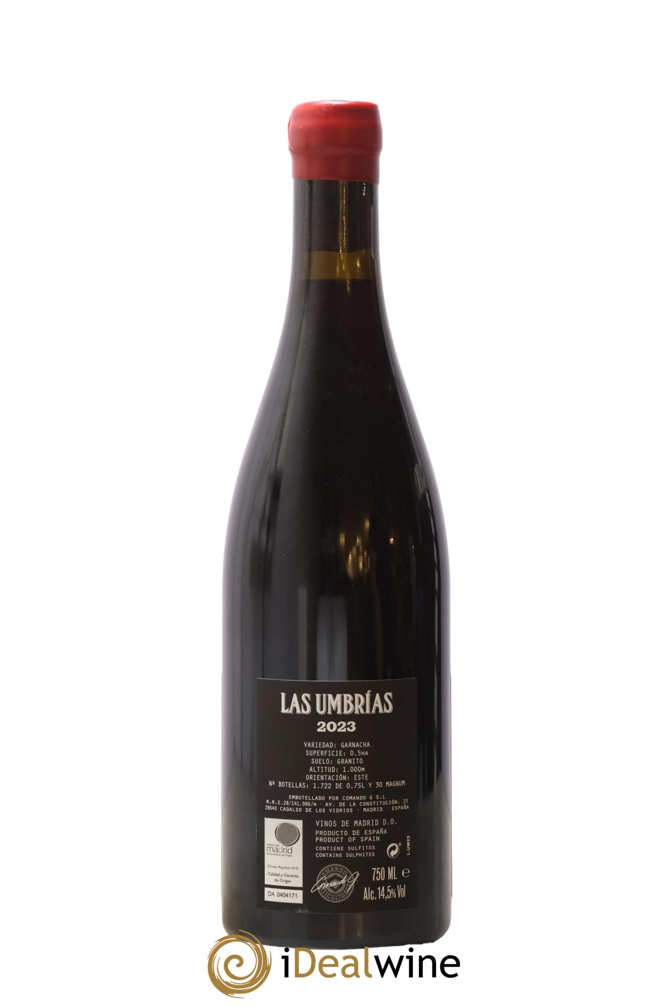 Vinos de Madrid DO Comando G Las Umbrias 2023 - Lote de 1 botella - 1