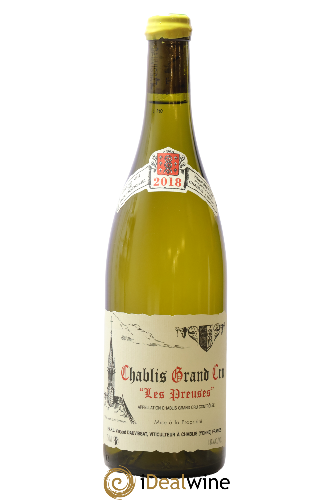 Chablis Grand Cru Les Preuses Vincent Dauvissat (Domaine) 2018 - Posten von 1 Flasche - 0