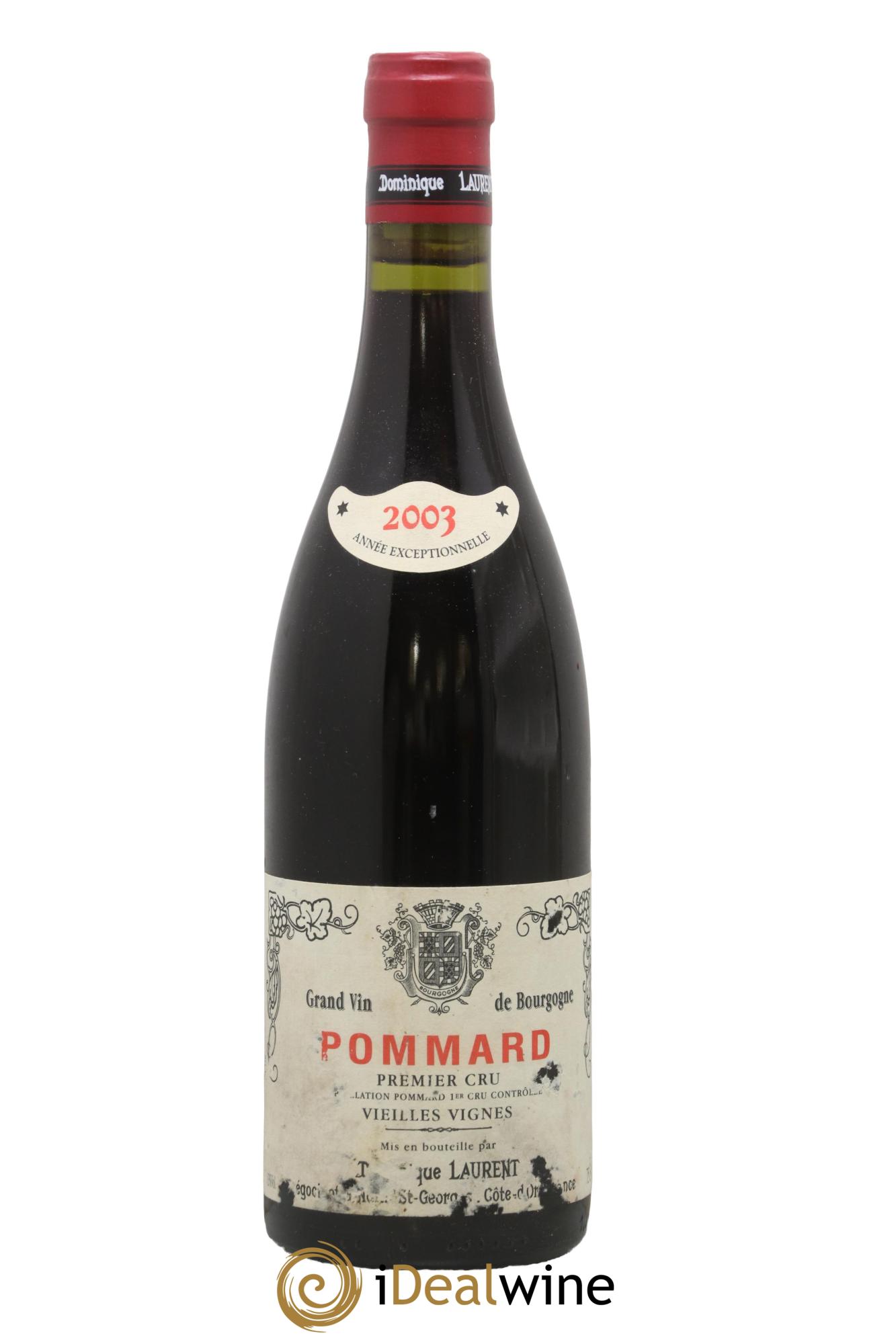 Pommard 1er Cru Vieilles vignes Dominique Laurent 2003 - Lot of 1 bottle - 0