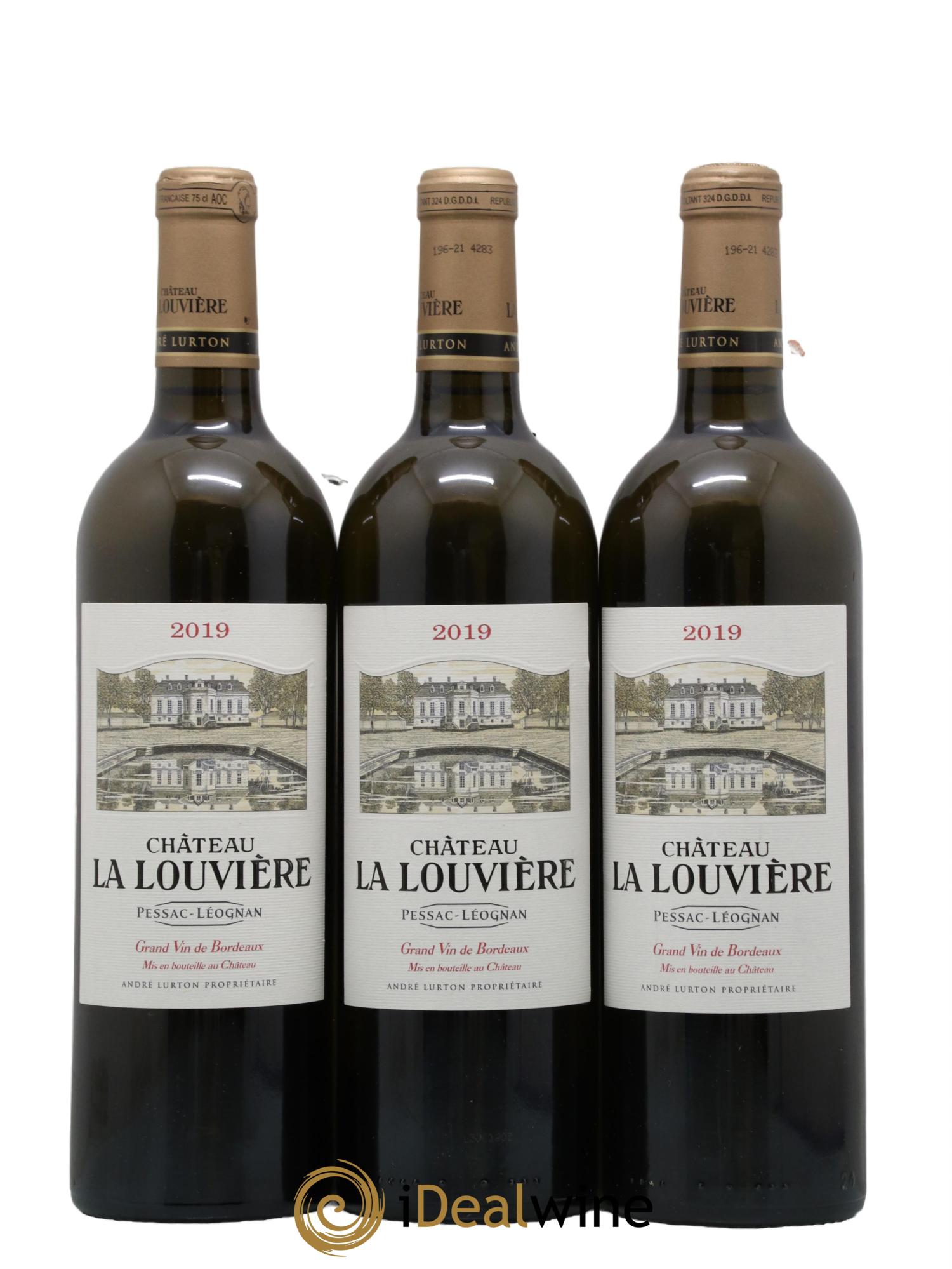 Château la Louvière 2019 - Lot de 3 bouteilles - 0