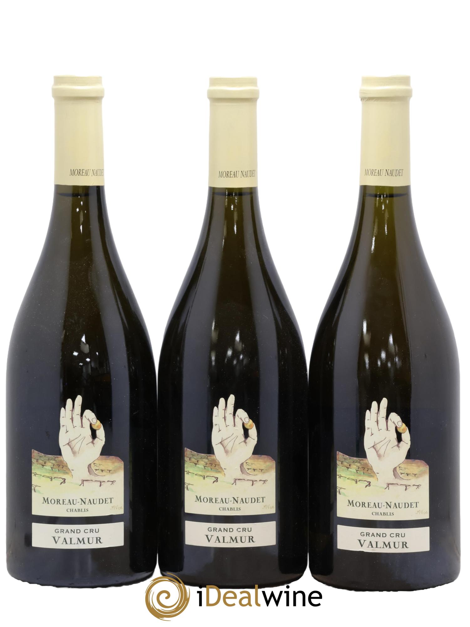 Chablis Grand Cru Valmur Moreau-Naudet 2022 - Lot de 3 bouteilles - 0