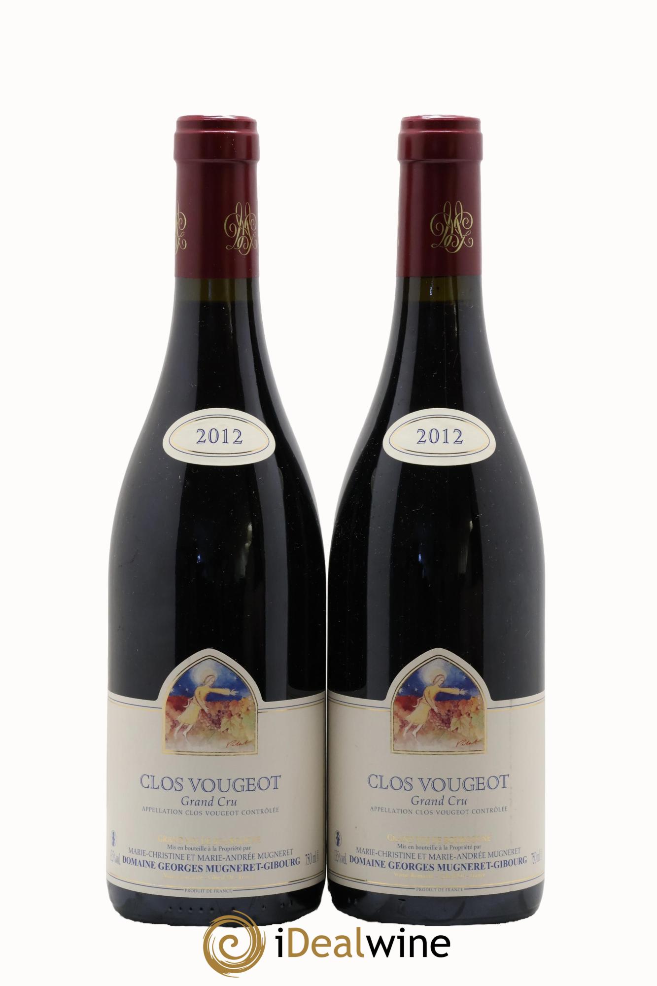 Clos de Vougeot Grand Cru Georges Mugneret-Gibourg (Domaine) 2012 - Lot de 2 bouteilles - 0