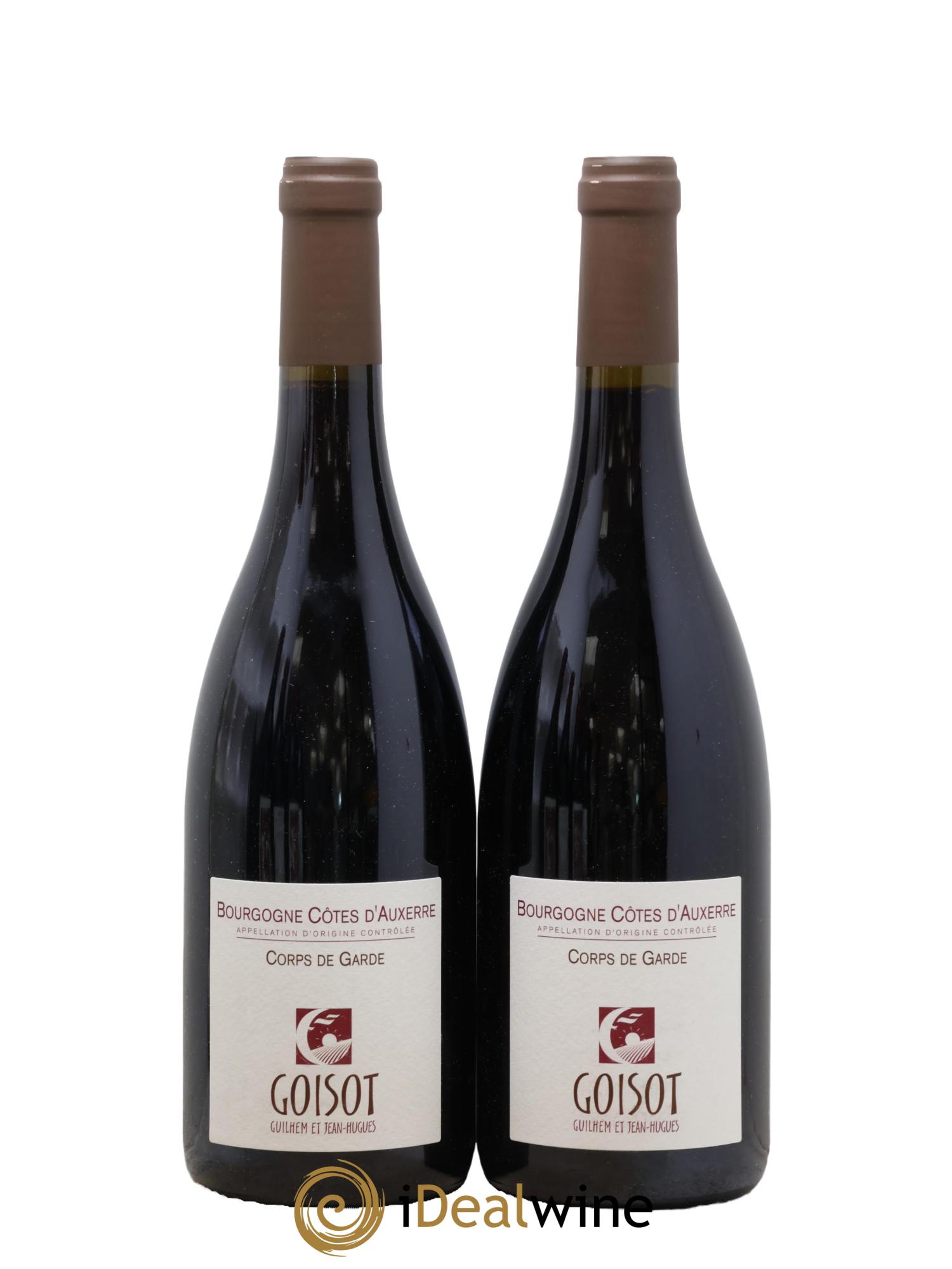 Bourgogne Côtes d'Auxerre Corps de Garde Goisot 2020 - Posten von 2 Flaschen - 0