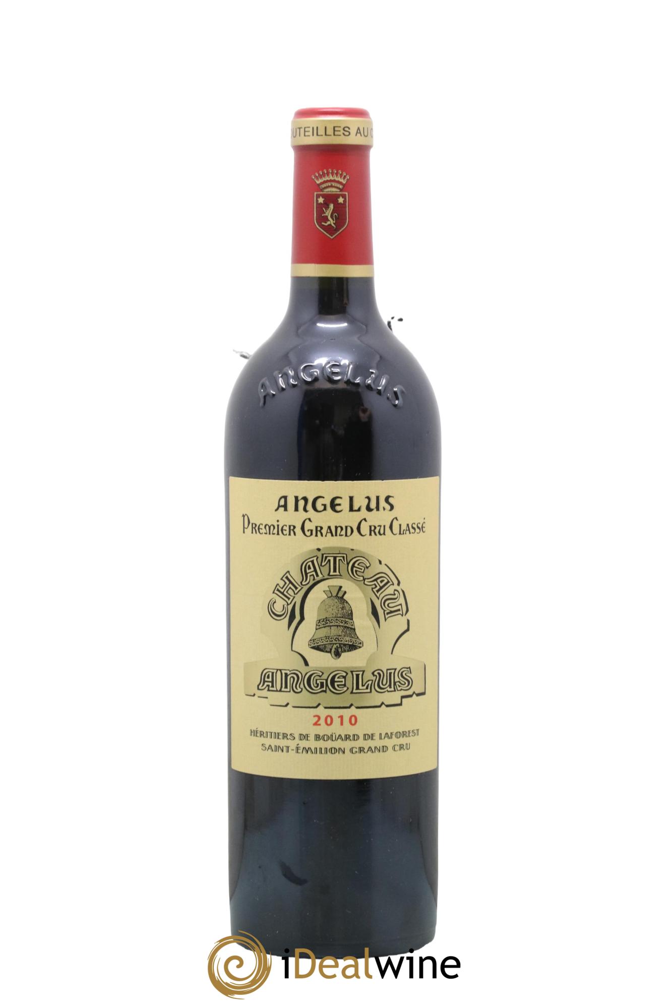 Château Angélus 1er Grand Cru Classé A 2010 - Lot de 1 bouteille - 0