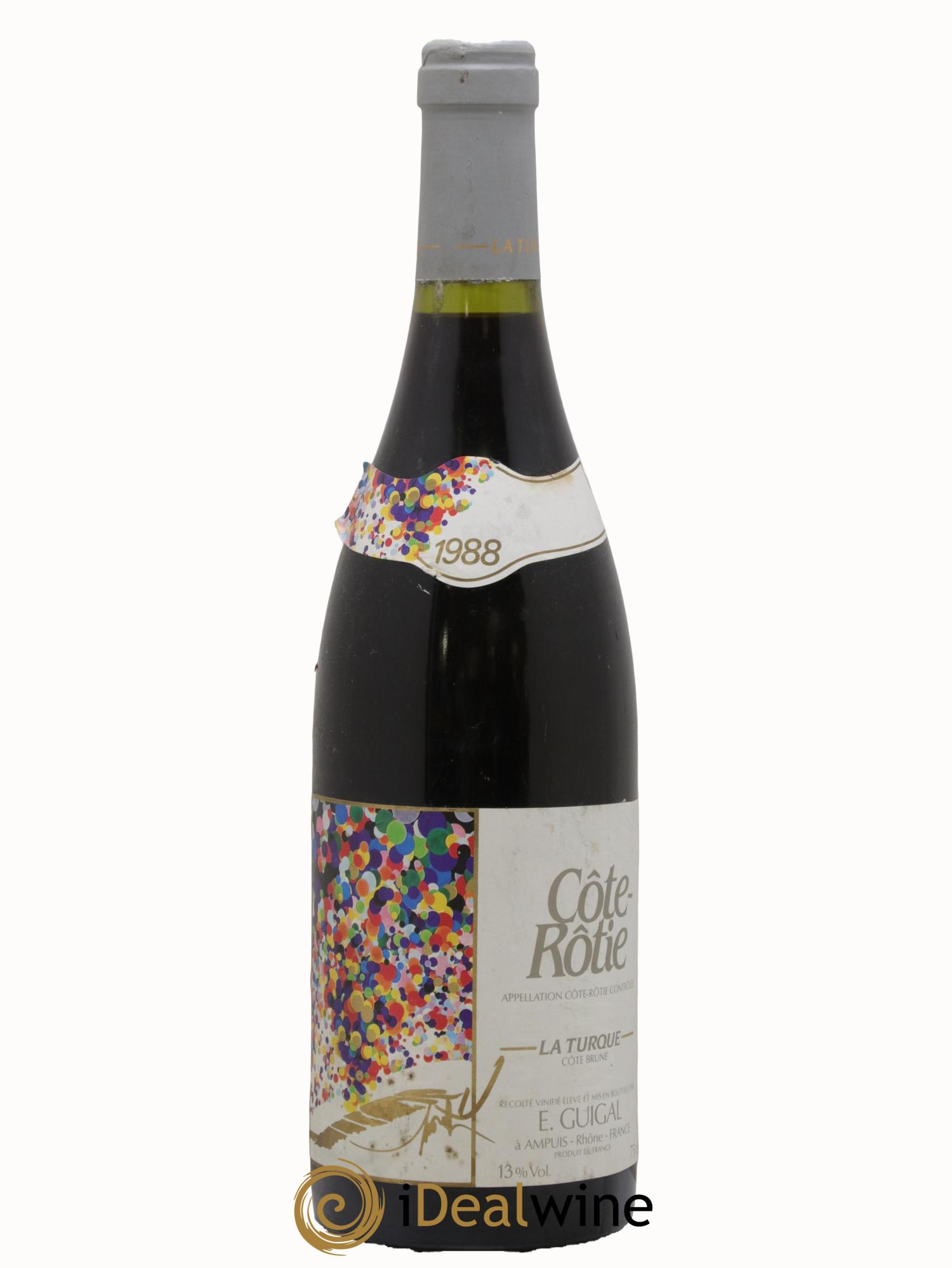 Côte-Rôtie La Turque Guigal 1988 - Lot of 1 bottle - 0