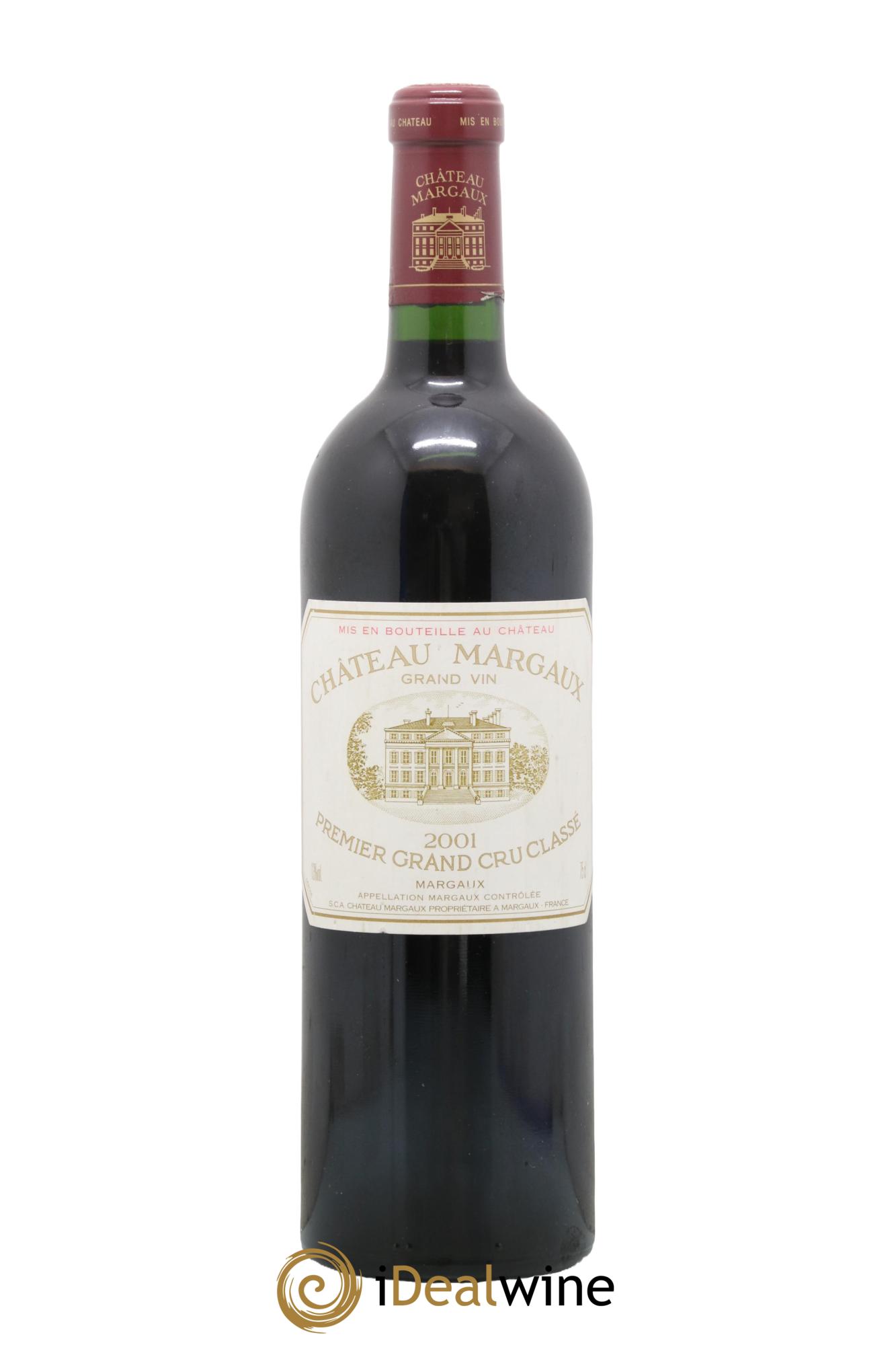 Château Margaux 1er Grand Cru Classé 2001 - Lot de 1 bouteille - 0