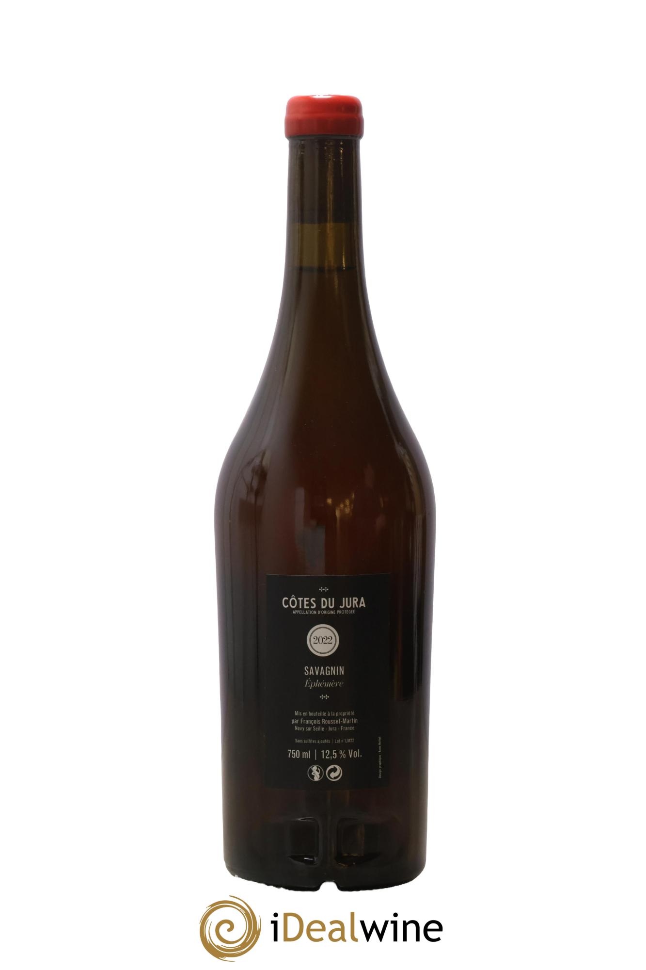 Côtes du Jura Macération Ephémère François Rousset Martin 2022 - Lot de 1 bouteille - 1