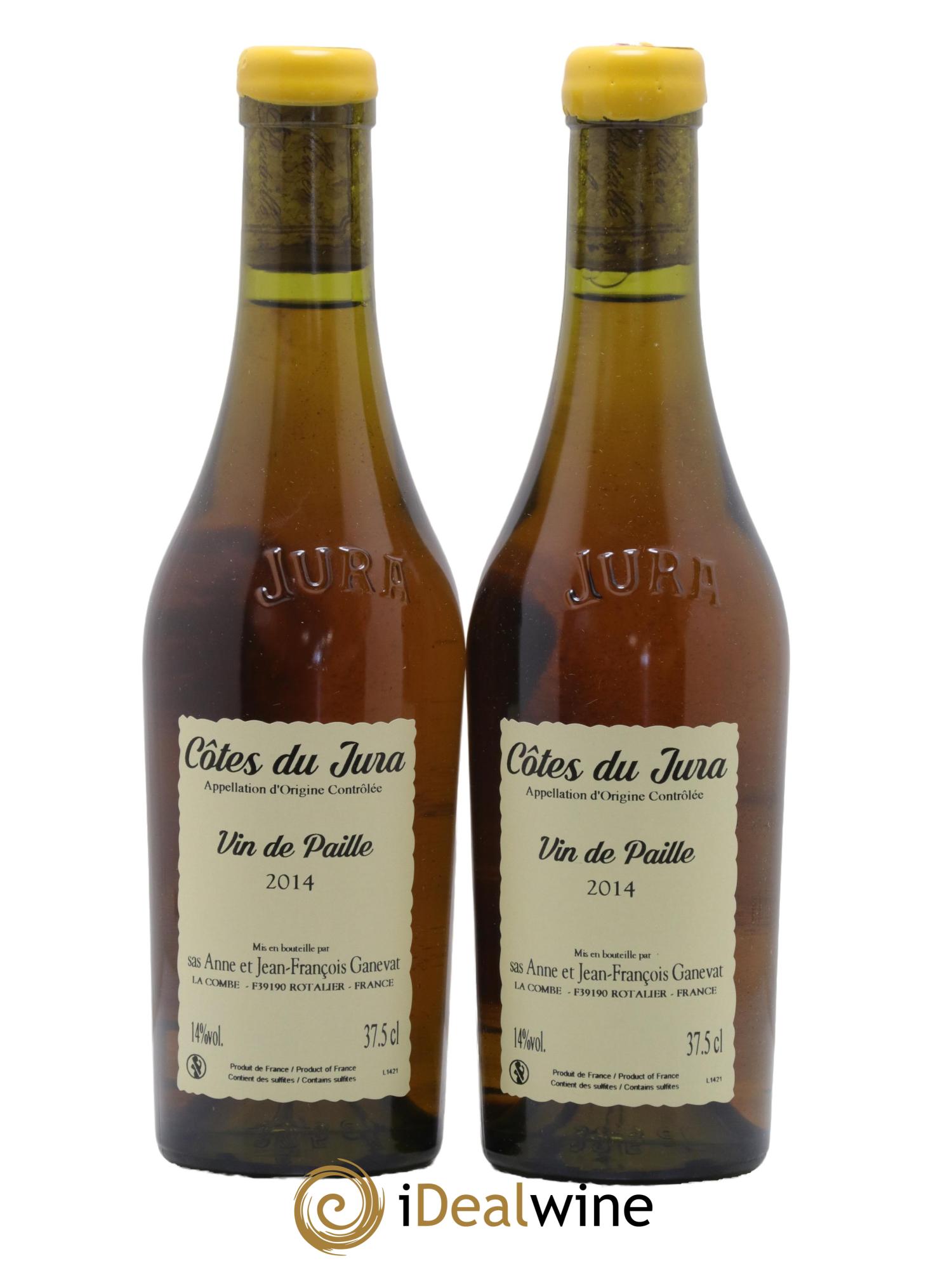Côtes du Jura Vin de Paille Jean-François Ganevat (Domaine) 2014 - Posten von 2 Demi-Flaschen - 0