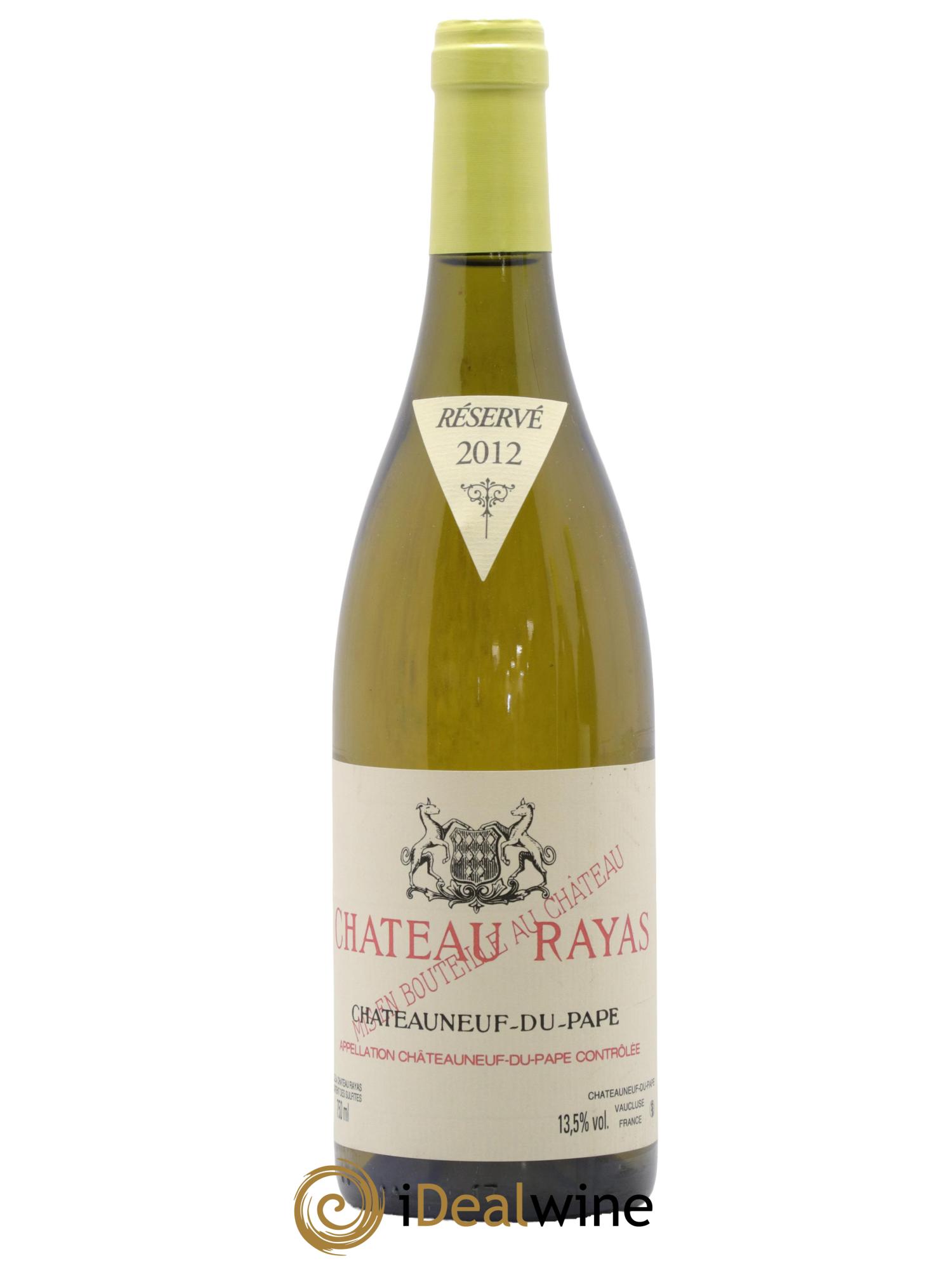 Châteauneuf-du-Pape Château Rayas Emmanuel Reynaud 2012 - Posten von 1 Flasche - 0