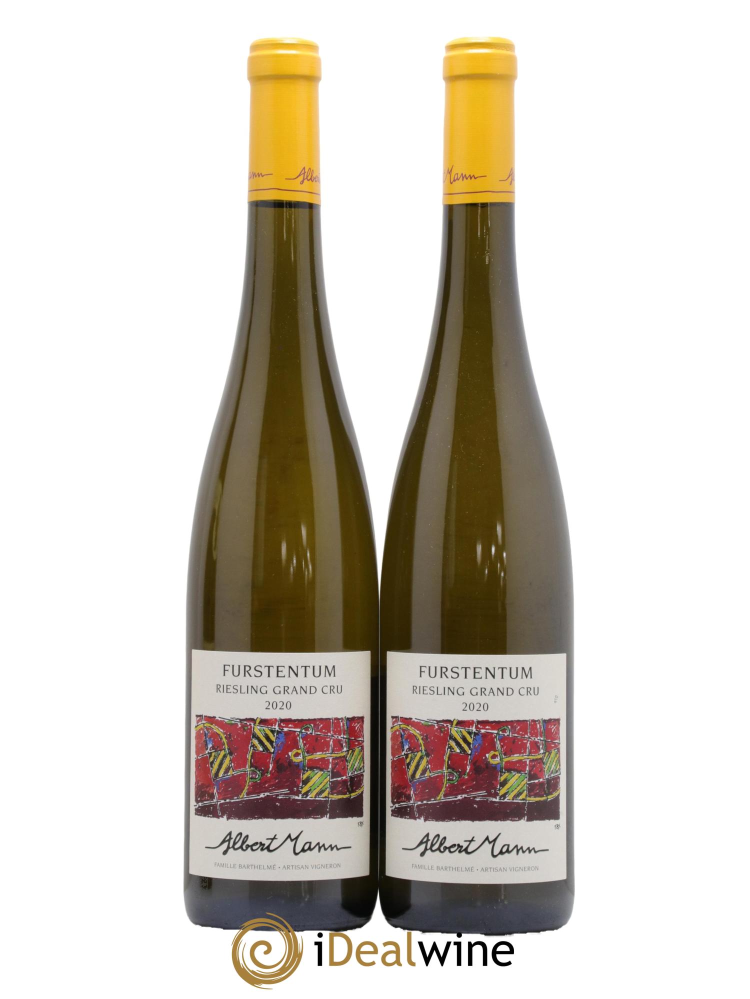 Alsace Riesling Grand Cru Furstentum Albert Mann 2020 - Lot de 2 bouteilles - 0