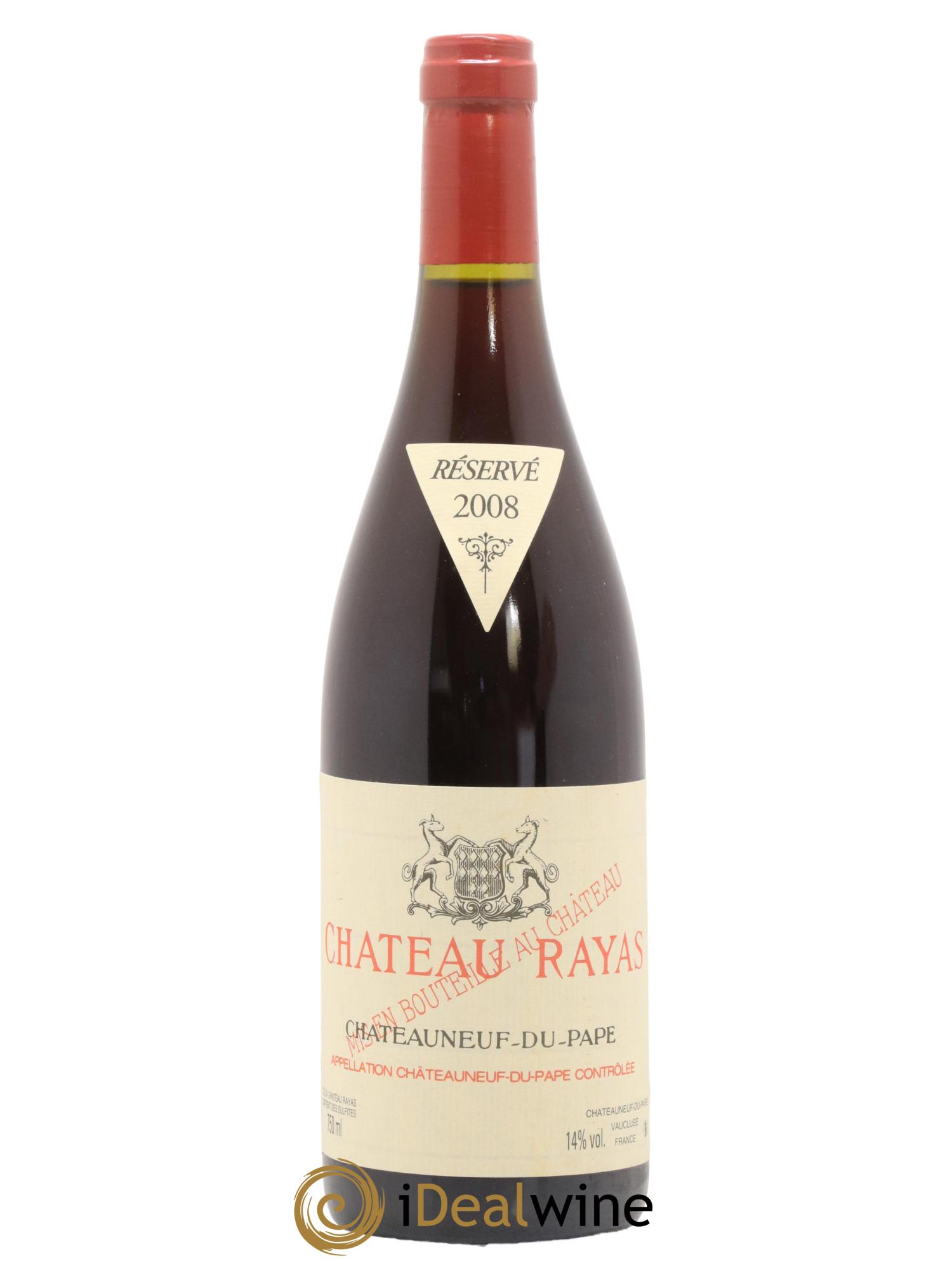 Châteauneuf-du-Pape Château Rayas Emmanuel Reynaud 2008 - Lot of 1 bottle - 0