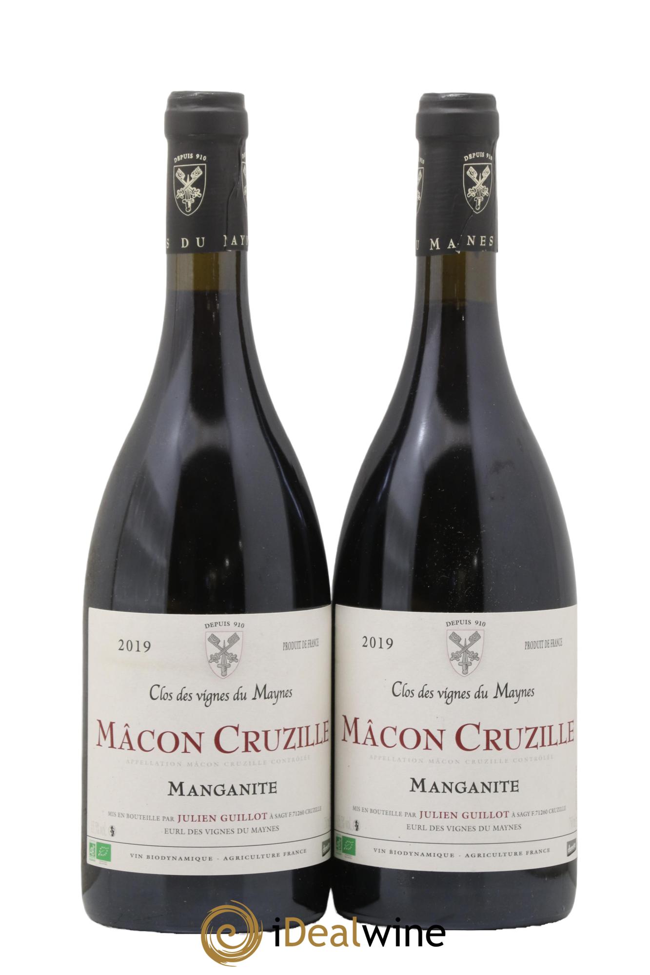Mâcon-Cruzille Manganite Les Vignes du Maynes 2019 - Posten von 2 Flaschen - 0