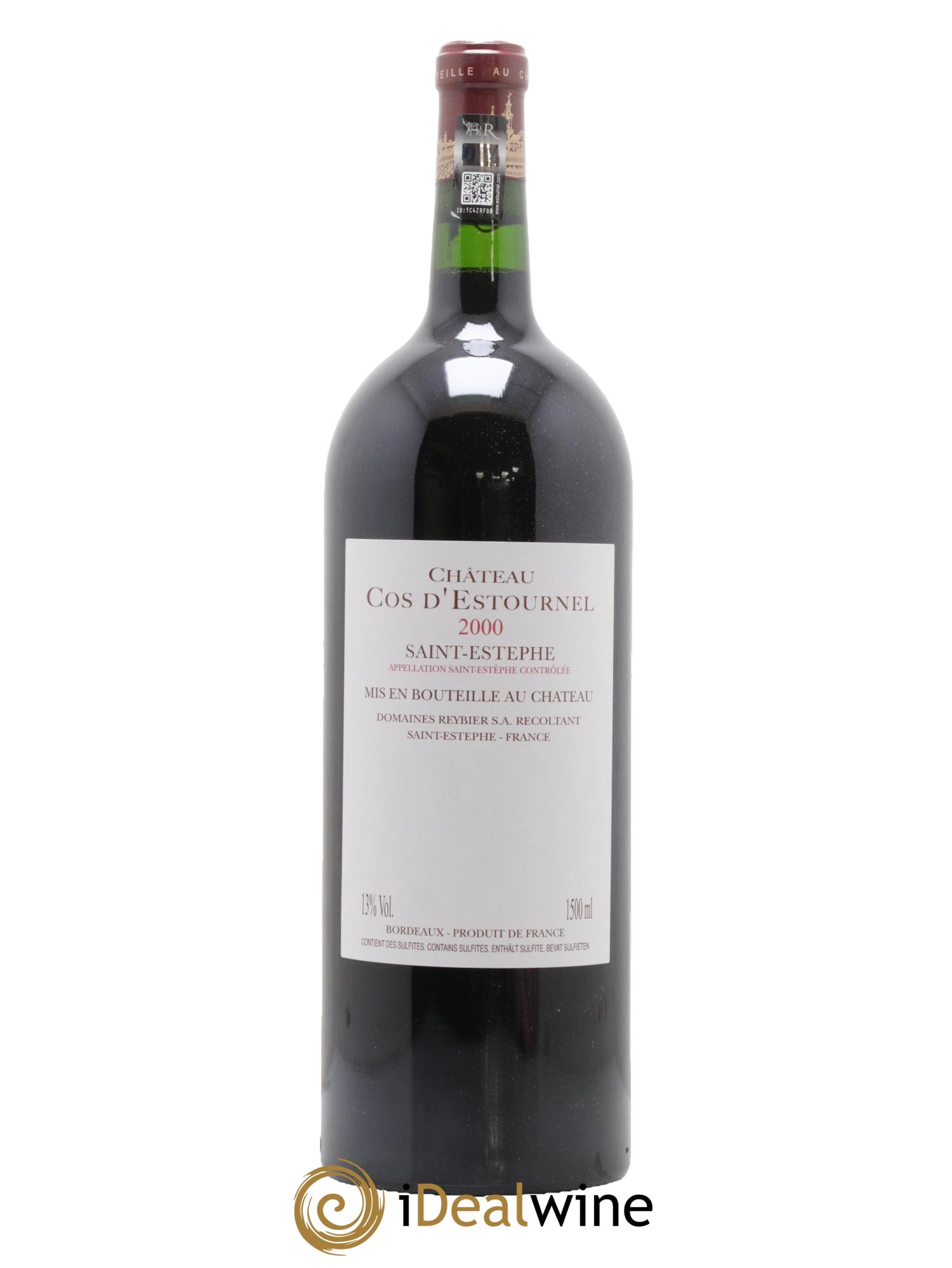 Cos d'Estournel 2ème Grand Cru Classé 2000 - Lot de 1 magnum - 2