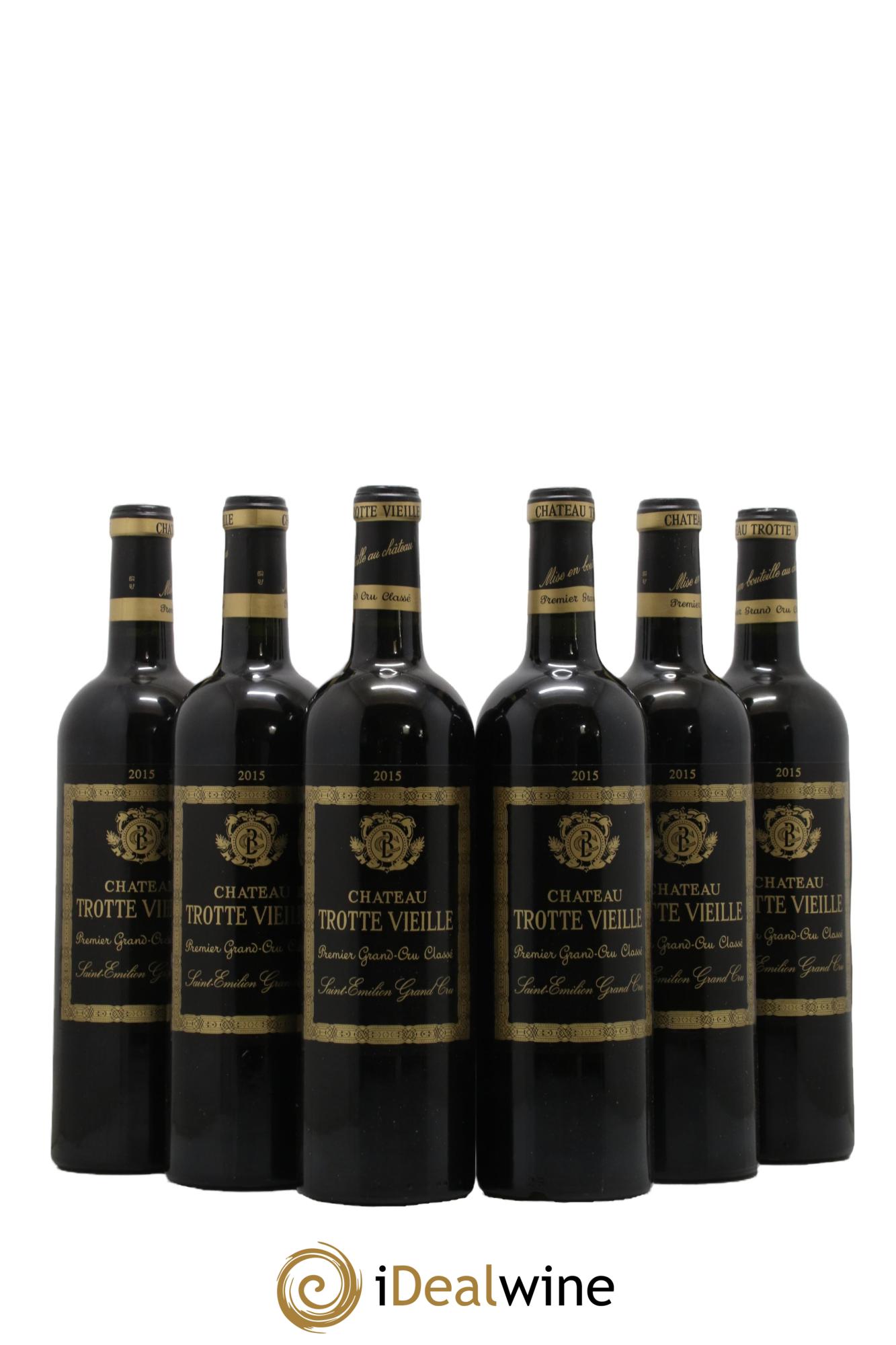 Château Trotte Vieille 1er Grand Cru Classé B 2015 - Lot de 6 bouteilles - 0
