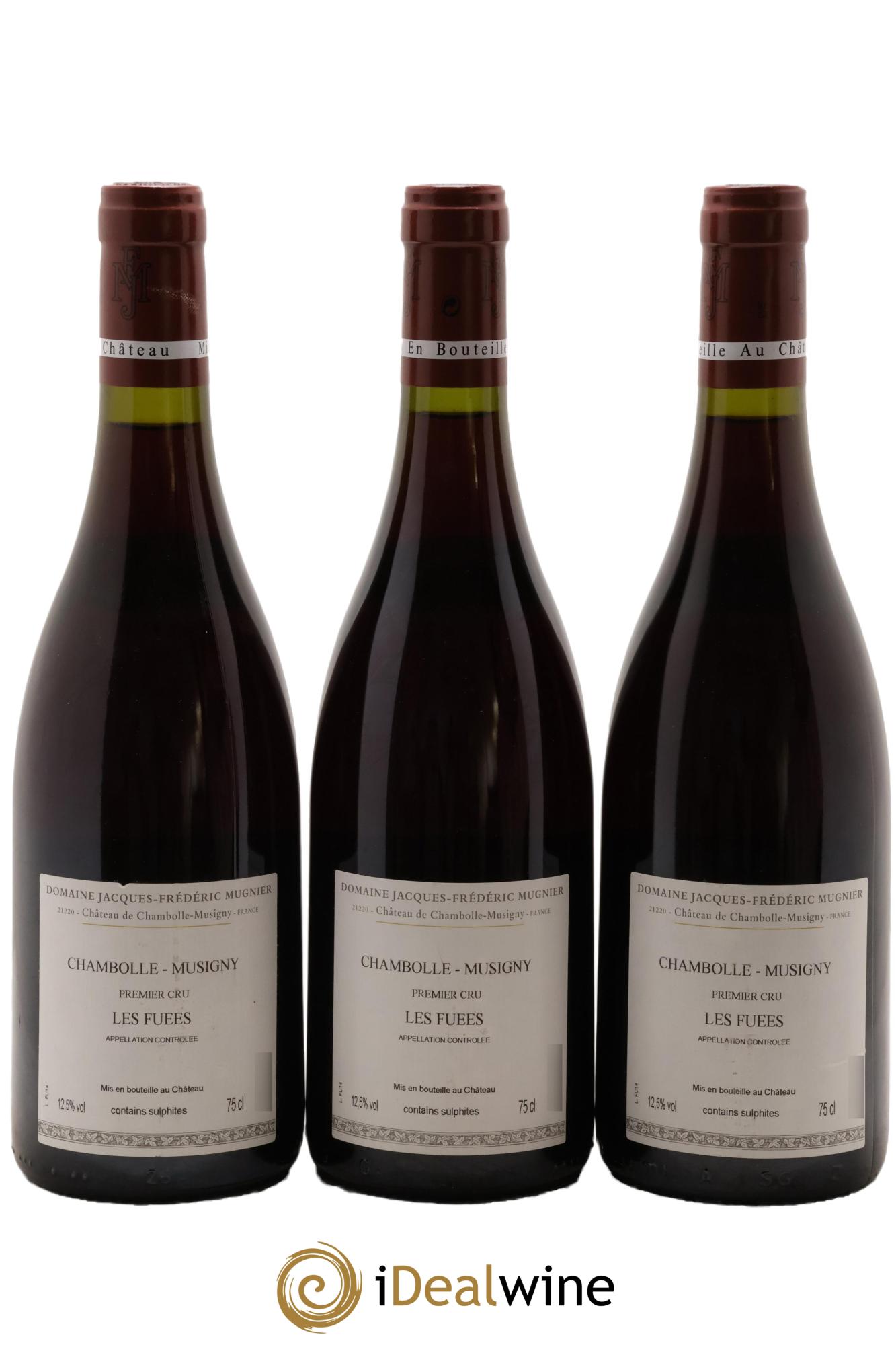 Chambolle-Musigny 1er Cru Les Fuées Jacques-Frédéric Mugnier 2014 - Lot de 3 bouteilles - 1