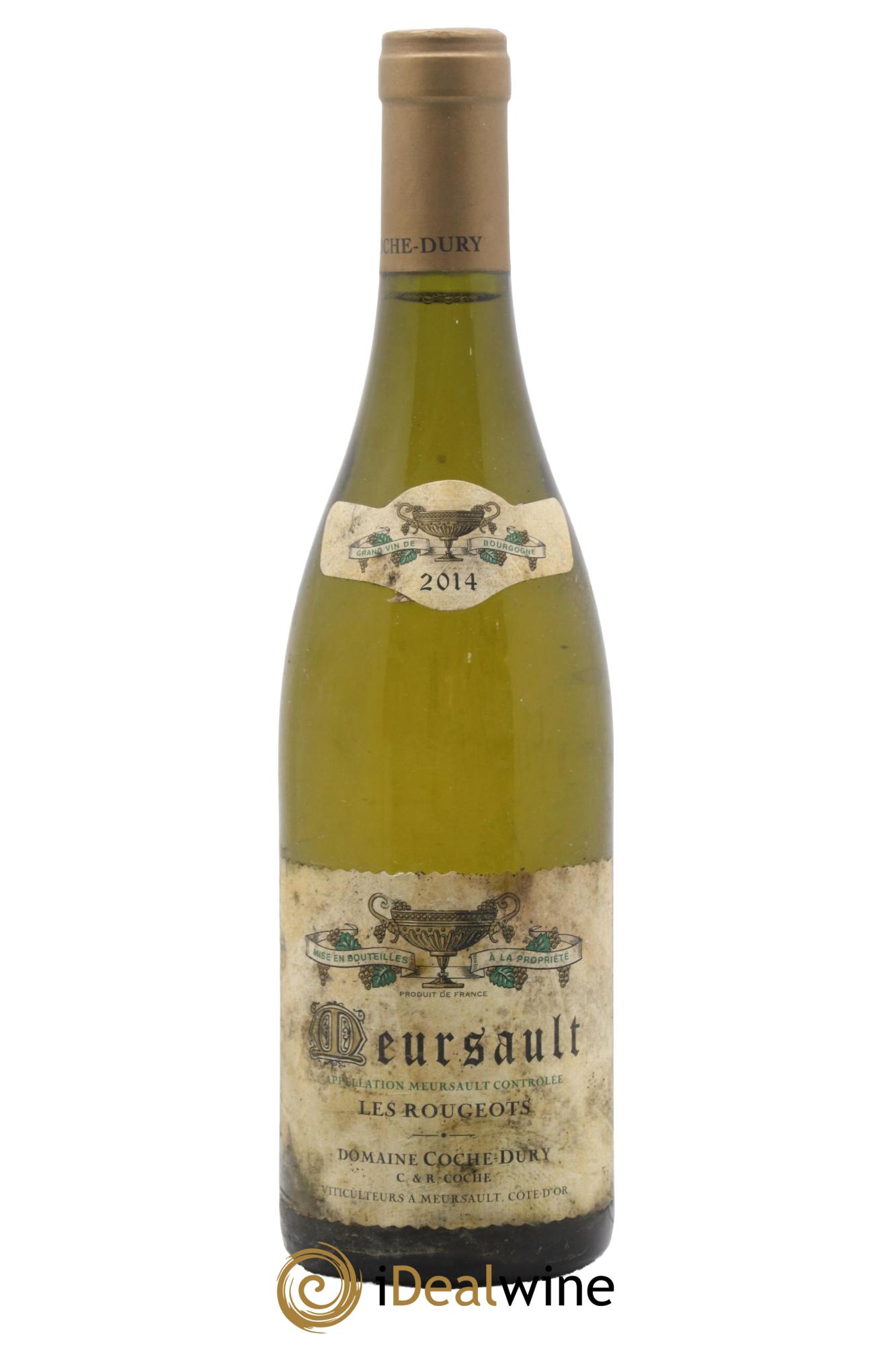 Meursault Les Rougeots Coche Dury (Domaine) 2014 - Lot of 1 bottle - 0
