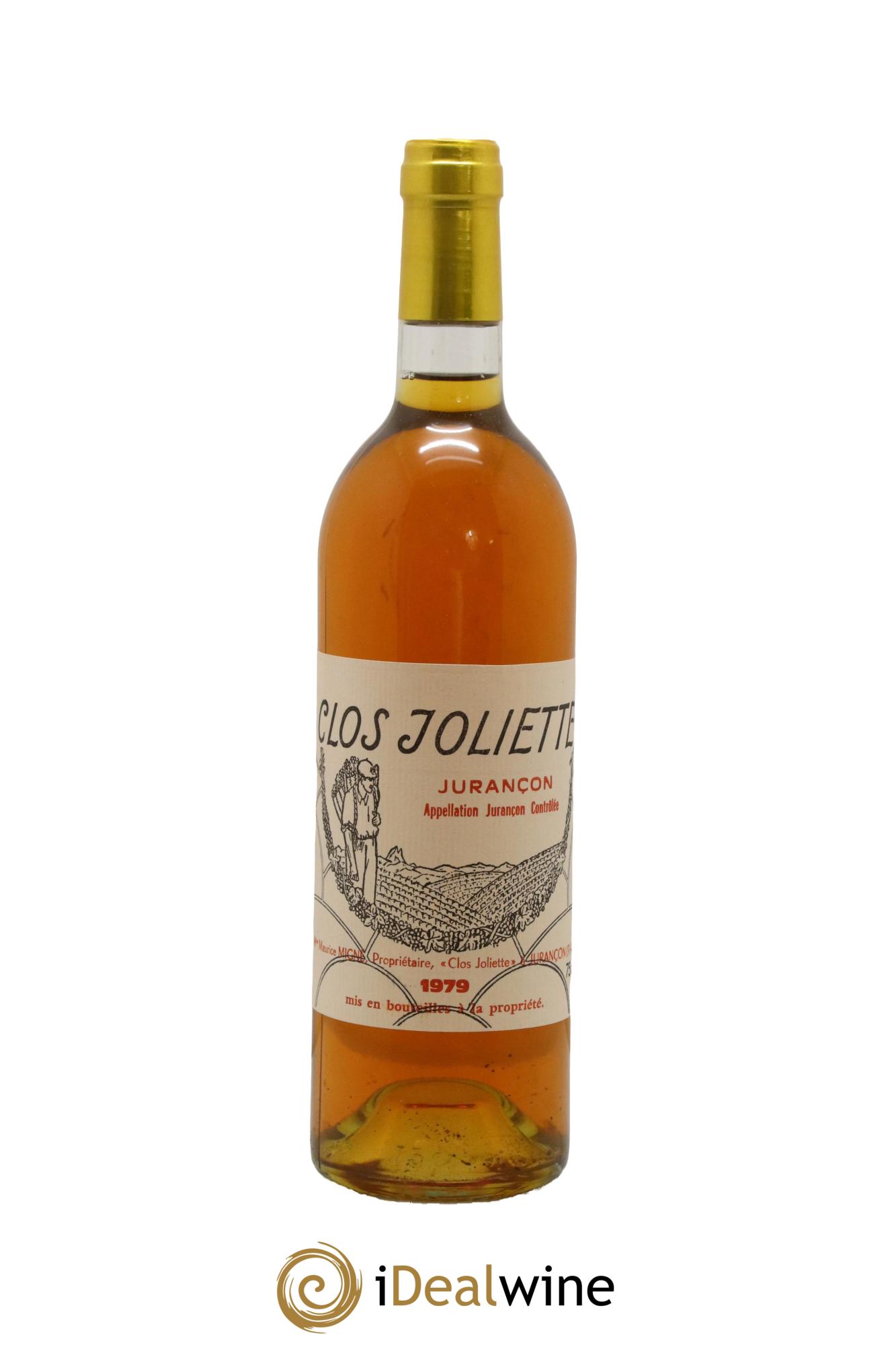 Jurançon Clos Joliette 1979 - Posten von 1 Flasche - 0