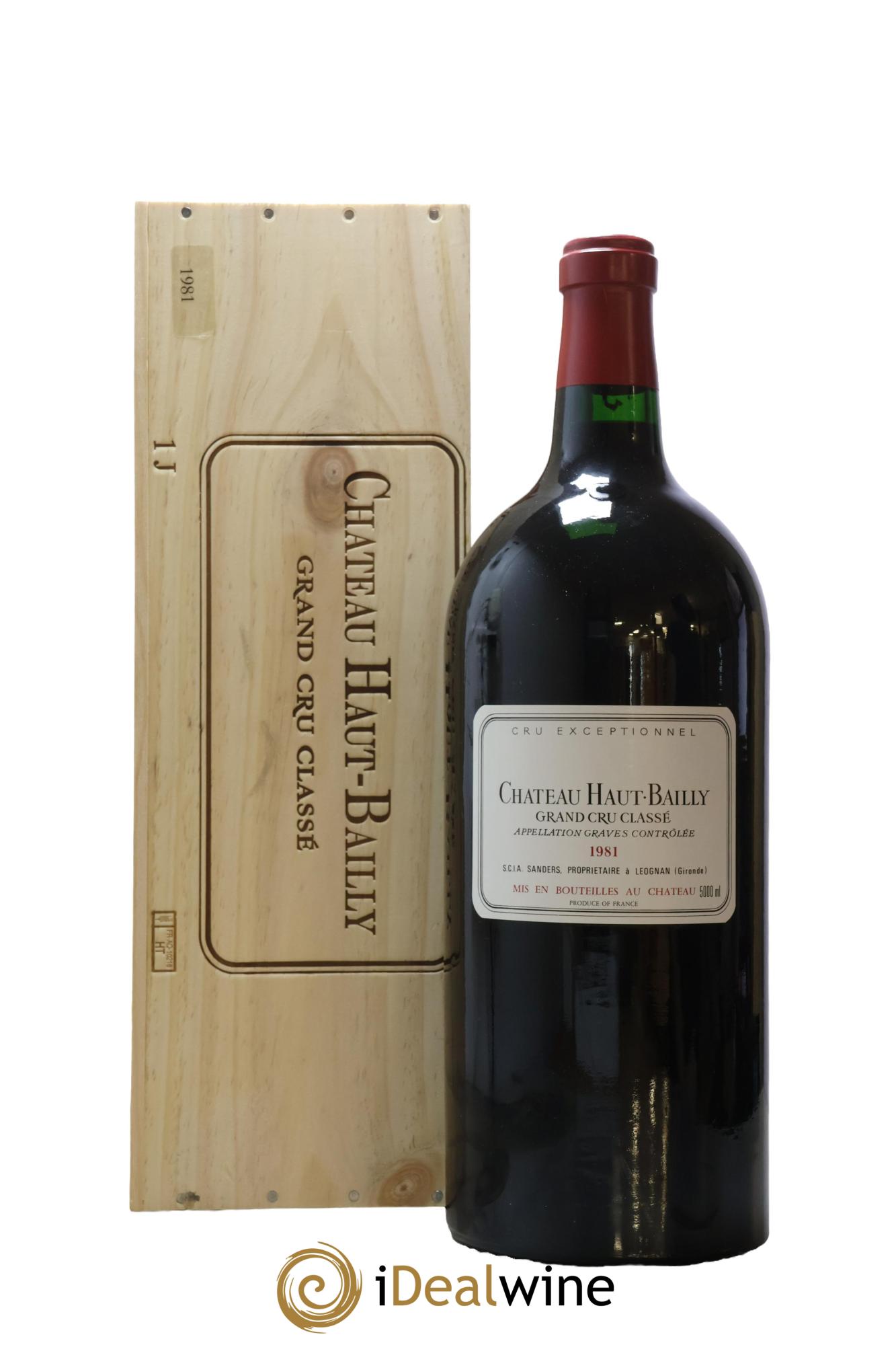 Château Haut-Bailly Cru Classé de Graves 1981 - Lot de 1 jeroboam - 1