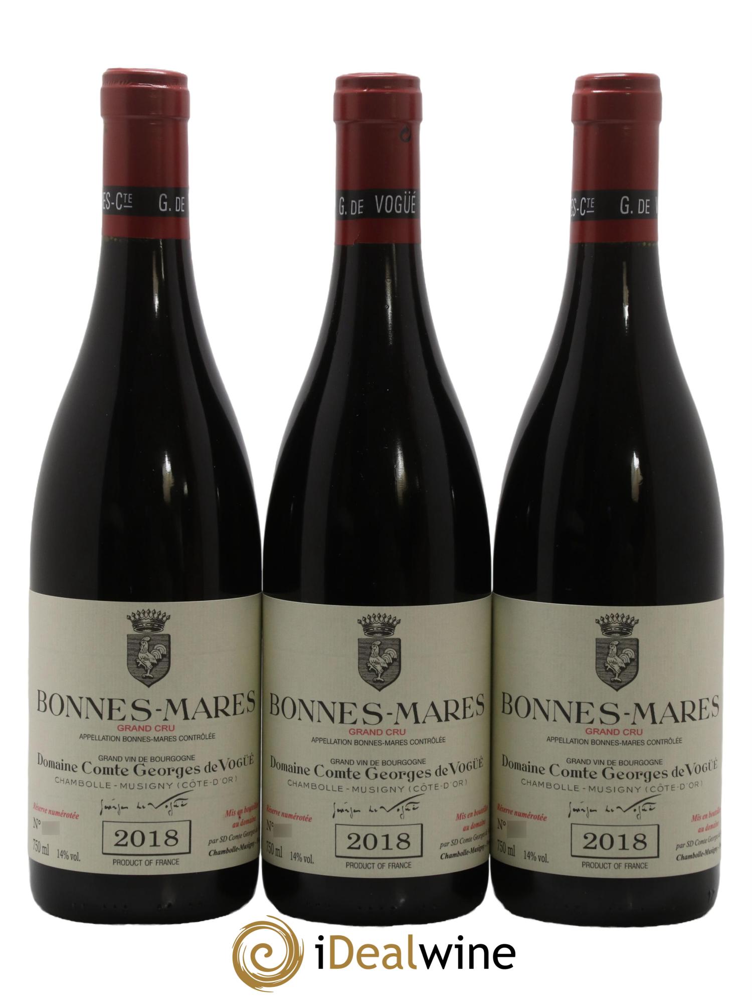 Bonnes-Mares Grand Cru Comte Georges de Vogüé 2018 - Lotto di 6 bottiglie - 1