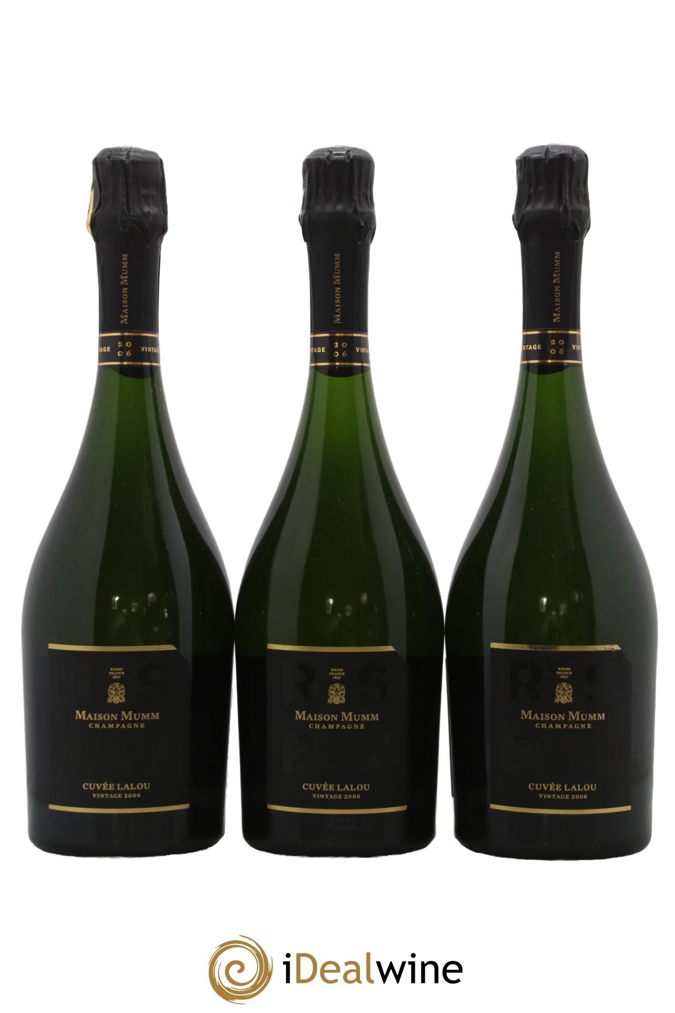 RSRV cuvée Lalou Mumm 2006 - Posten von 3 Flaschen - 0