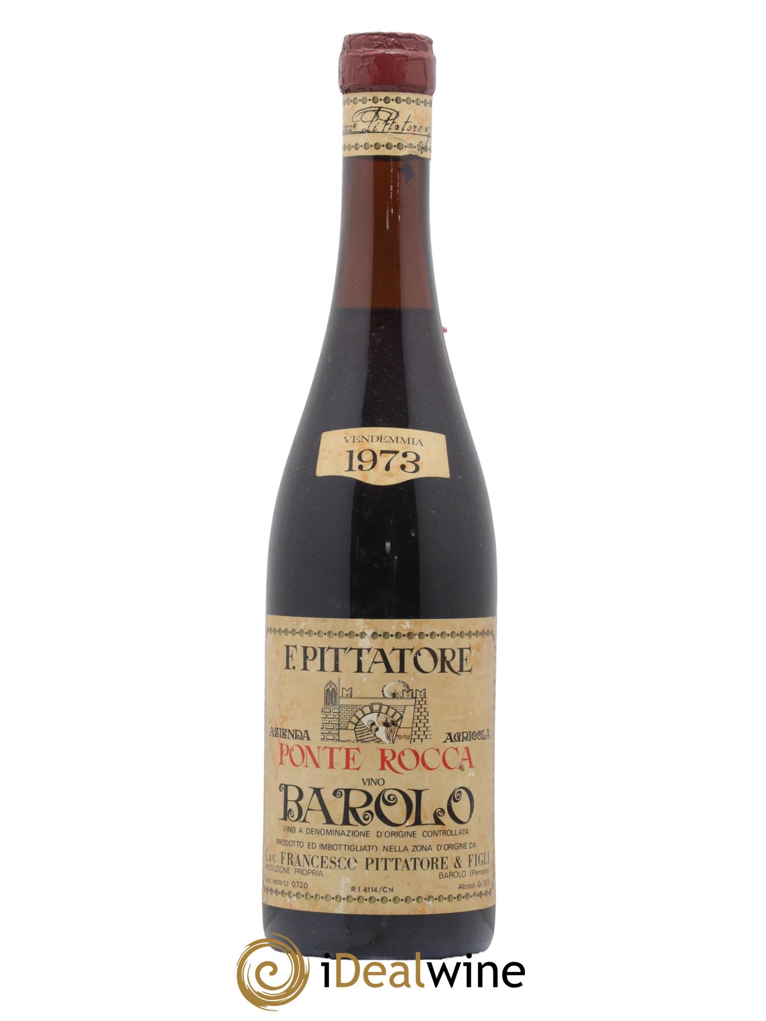 Barolo Ponte Rocca Pittatore 1973 - Lot of 1 bottle - 0
