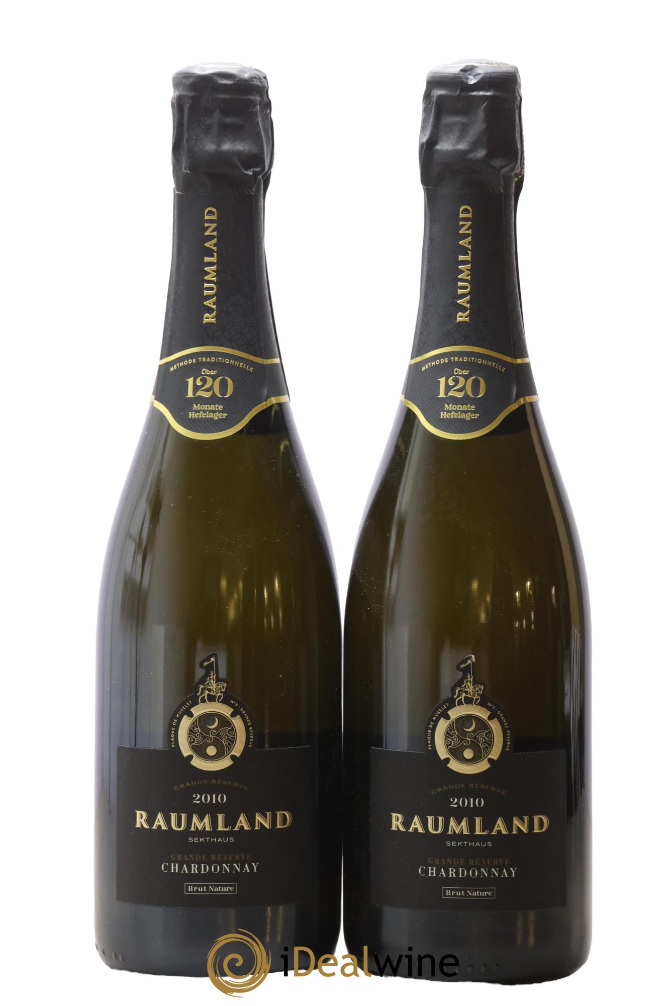 Allemagne Brut Nature Grande Réserve Chardonnay Raumland 2010 - Posten von 2 Flaschen - 0