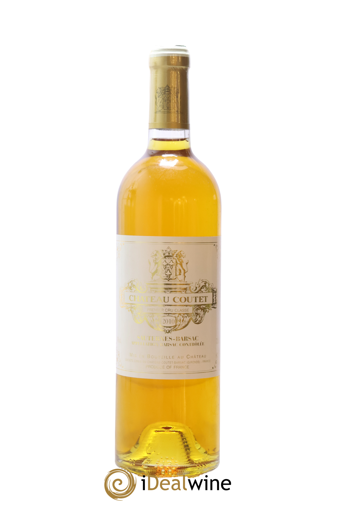 Château Coutet 1er Grand Cru Classé 2010 - Lot de 1 bouteille - 0