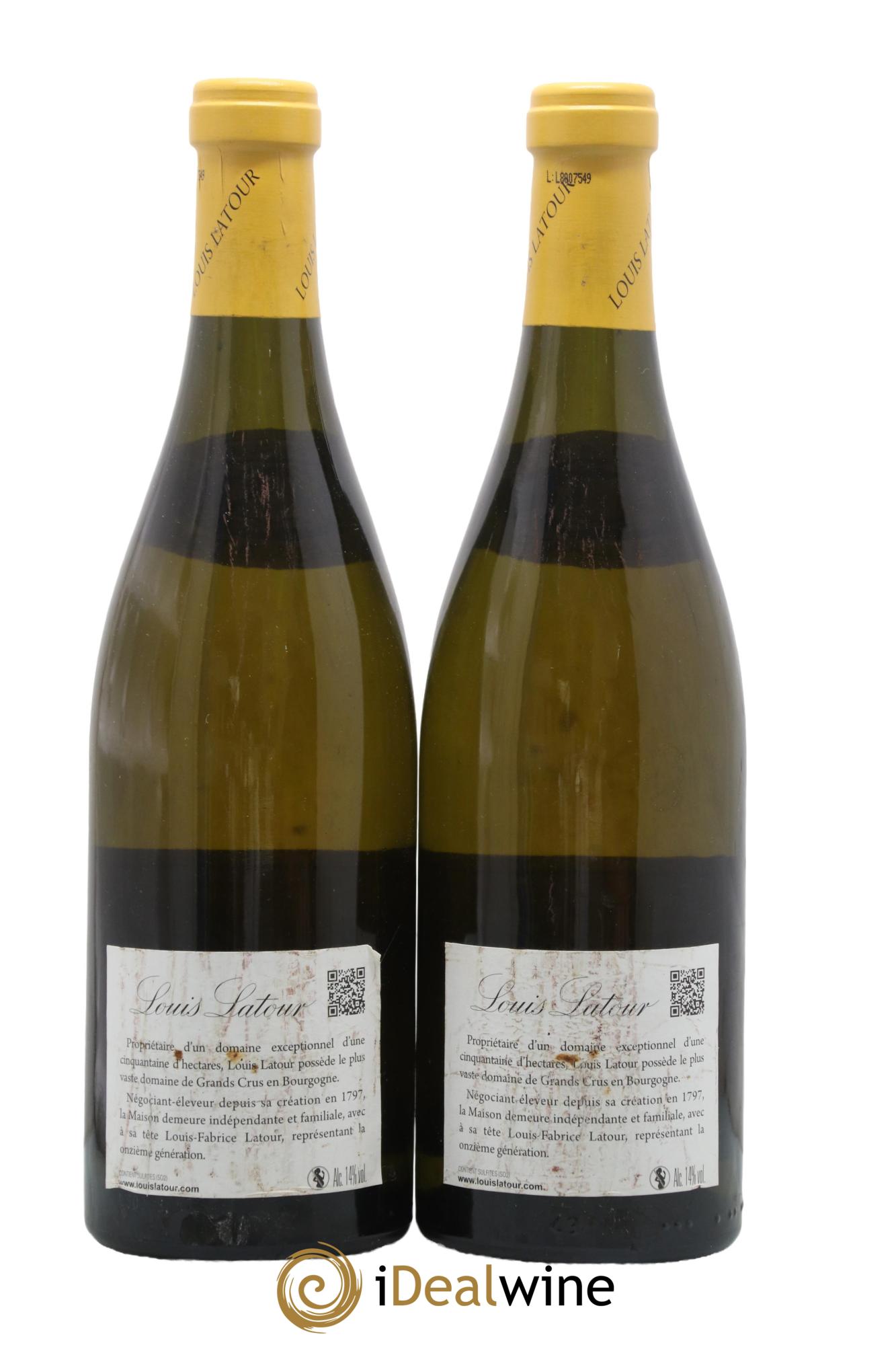 Chevalier-Montrachet Grand Cru Les Demoiselles Louis Latour 2014 - Lot of 2 bottles - 1