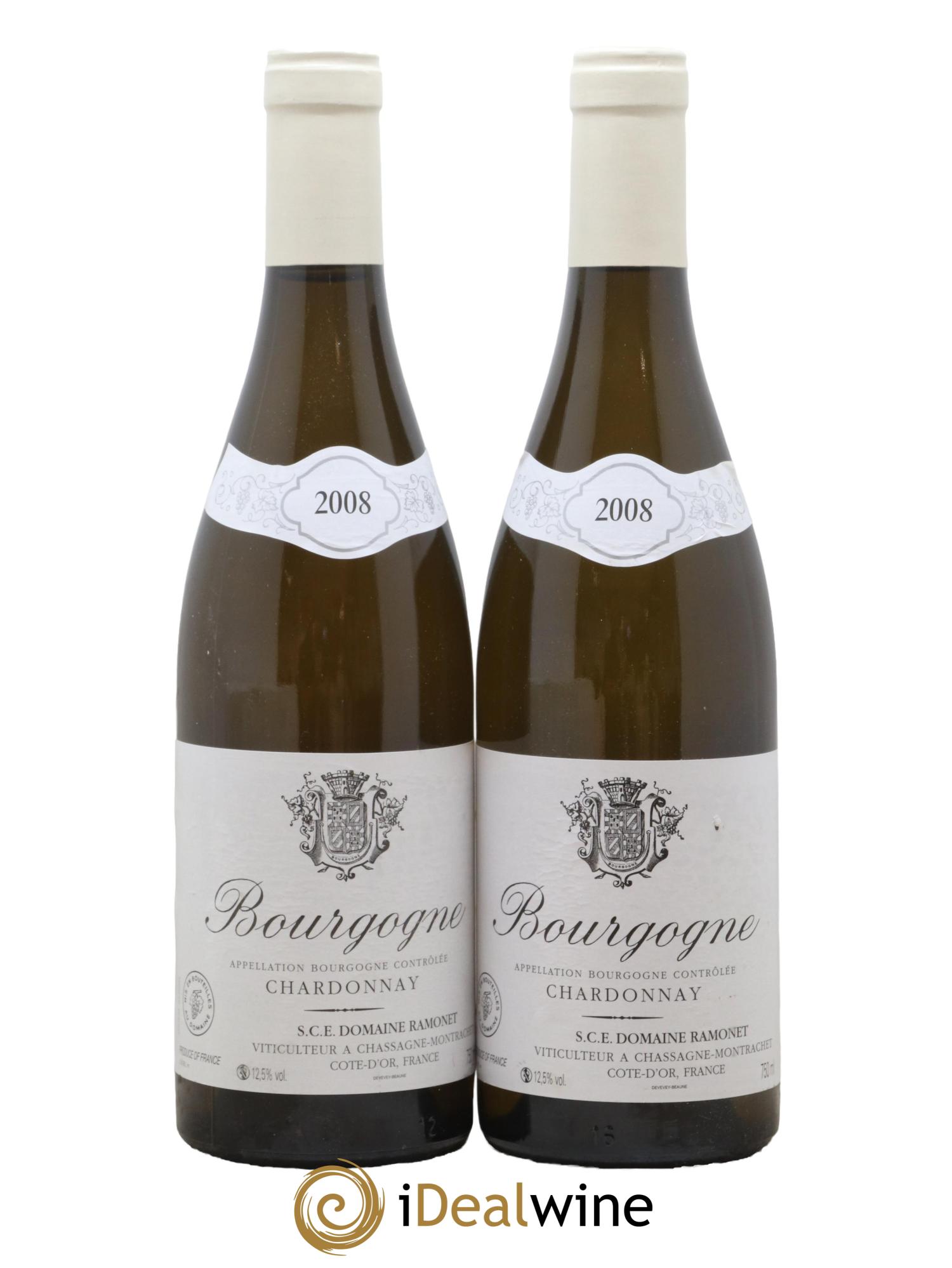 Bourgogne Ramonet (Domaine) 2008 - Posten von 2 Flaschen - 0