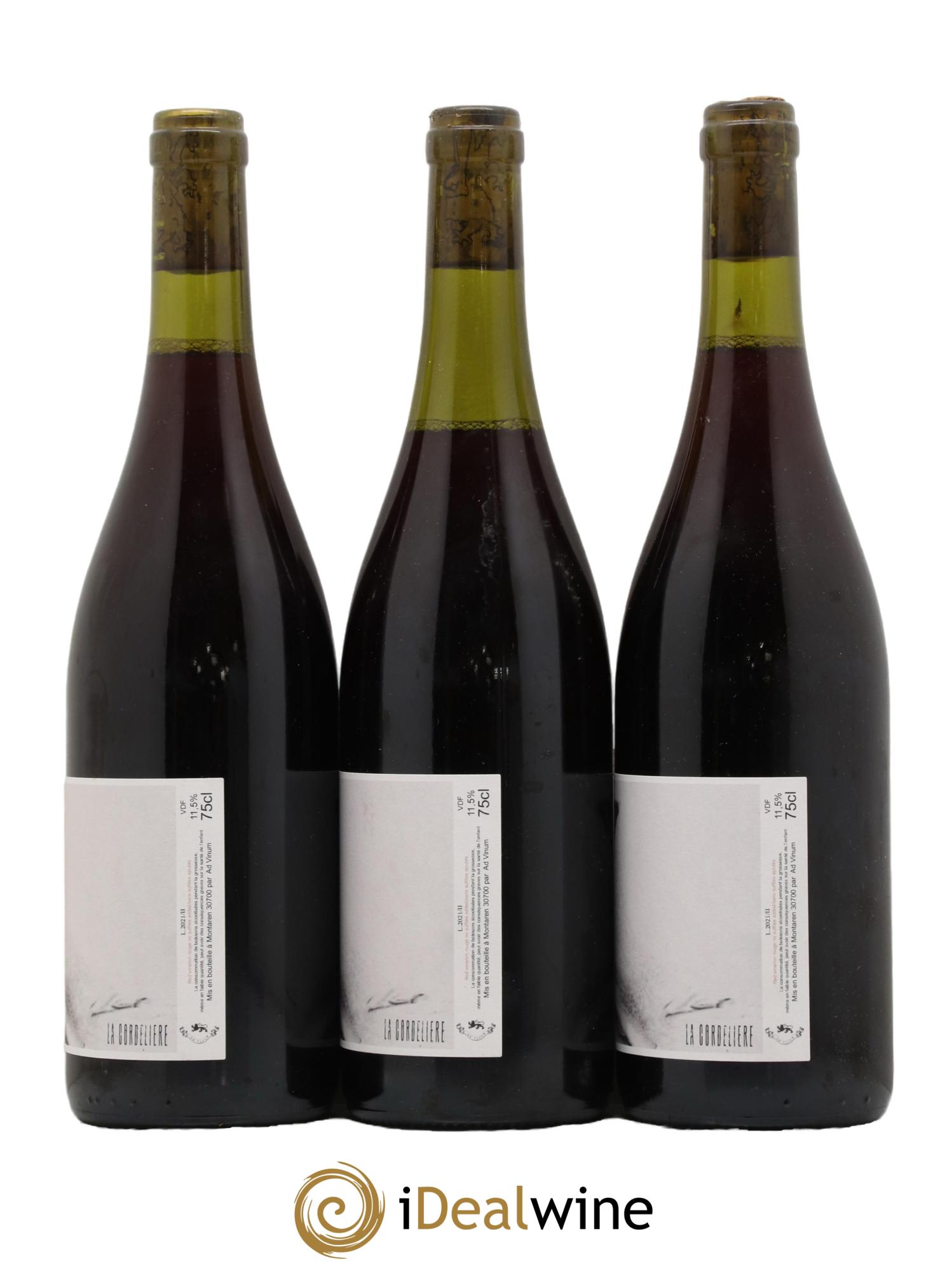 Vin de France La Cordeliere Domaine Ad Vinum 2021 - Lot de 3 bouteilles - 1