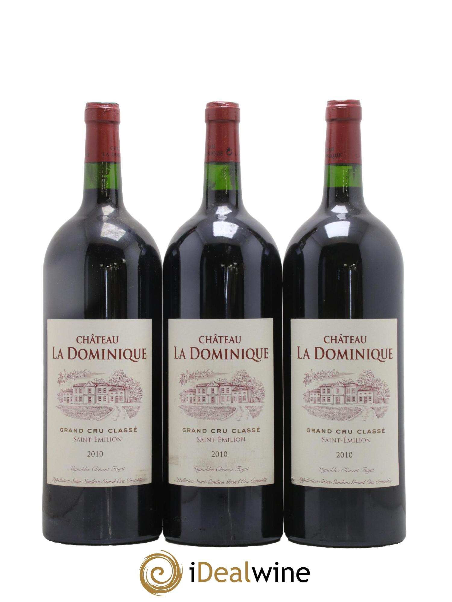 Château la Dominique Grand Cru Classé  2010 - Lotto di 6 magnum - 2