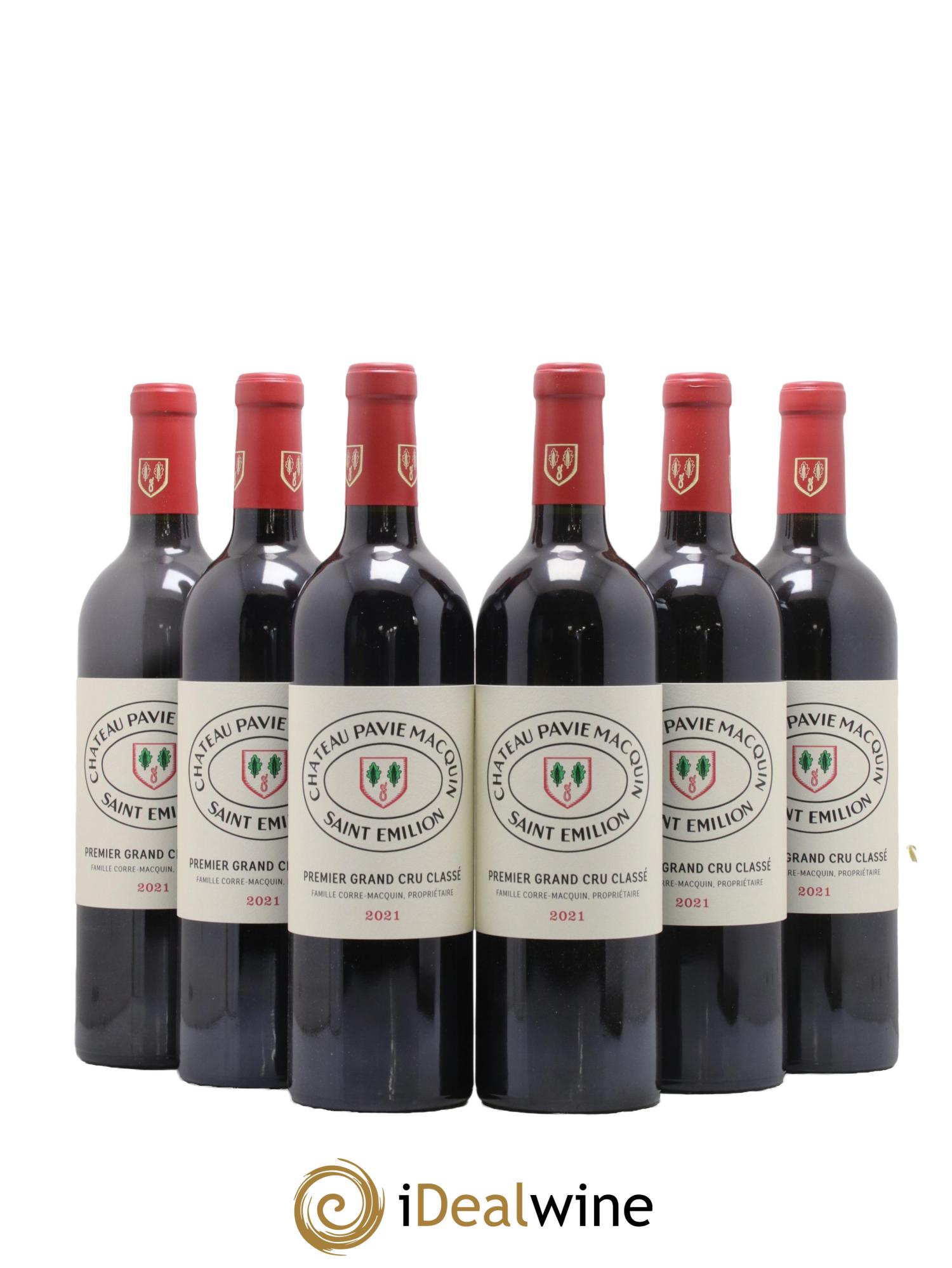 Château Pavie Macquin 1er Grand Cru Classé B 2021 - Lotto di 6 bottiglie - 0