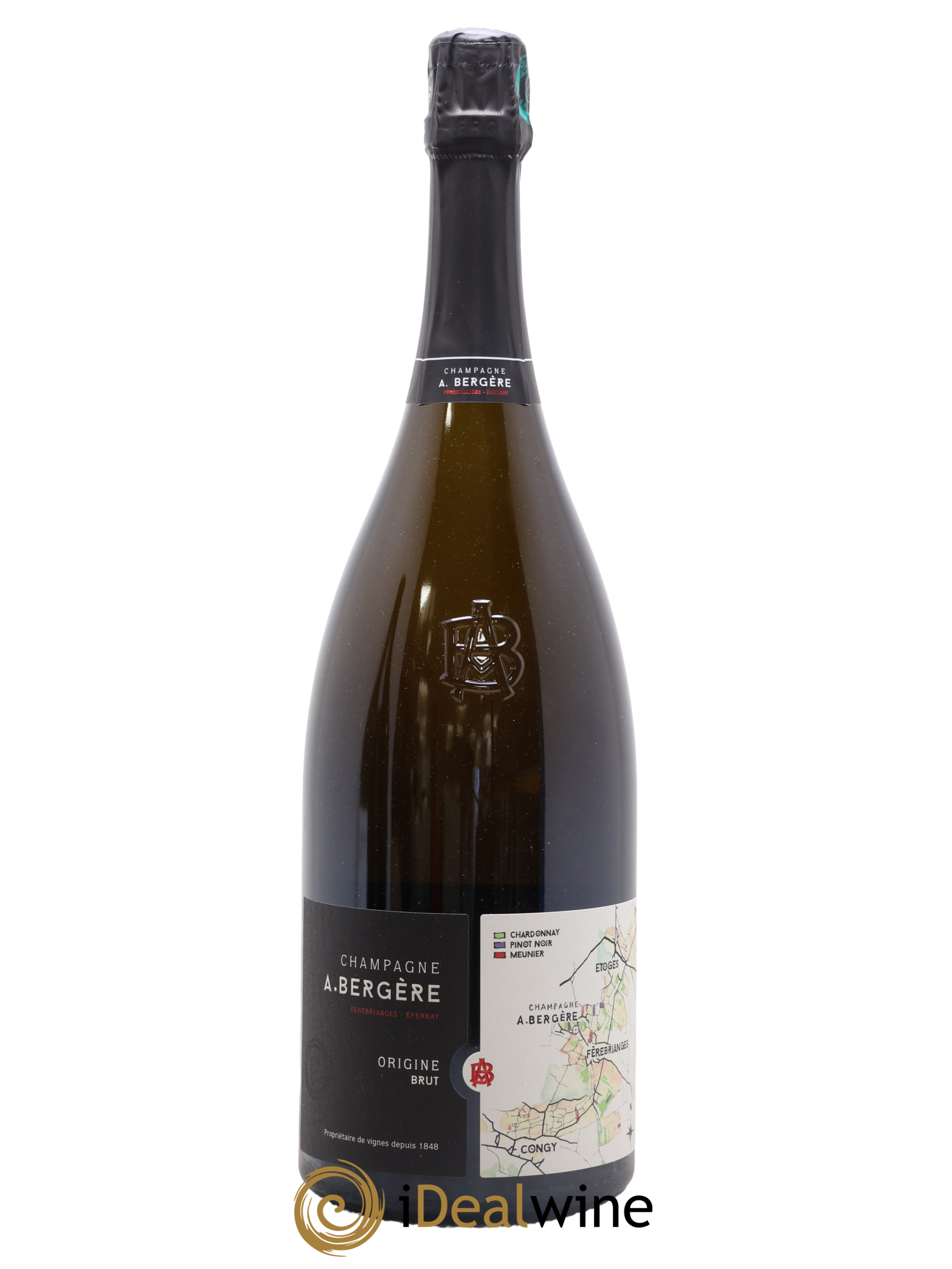 Champagne Brut Origine A. Bergère Brut Origine - Lot de 1 magnum - 0